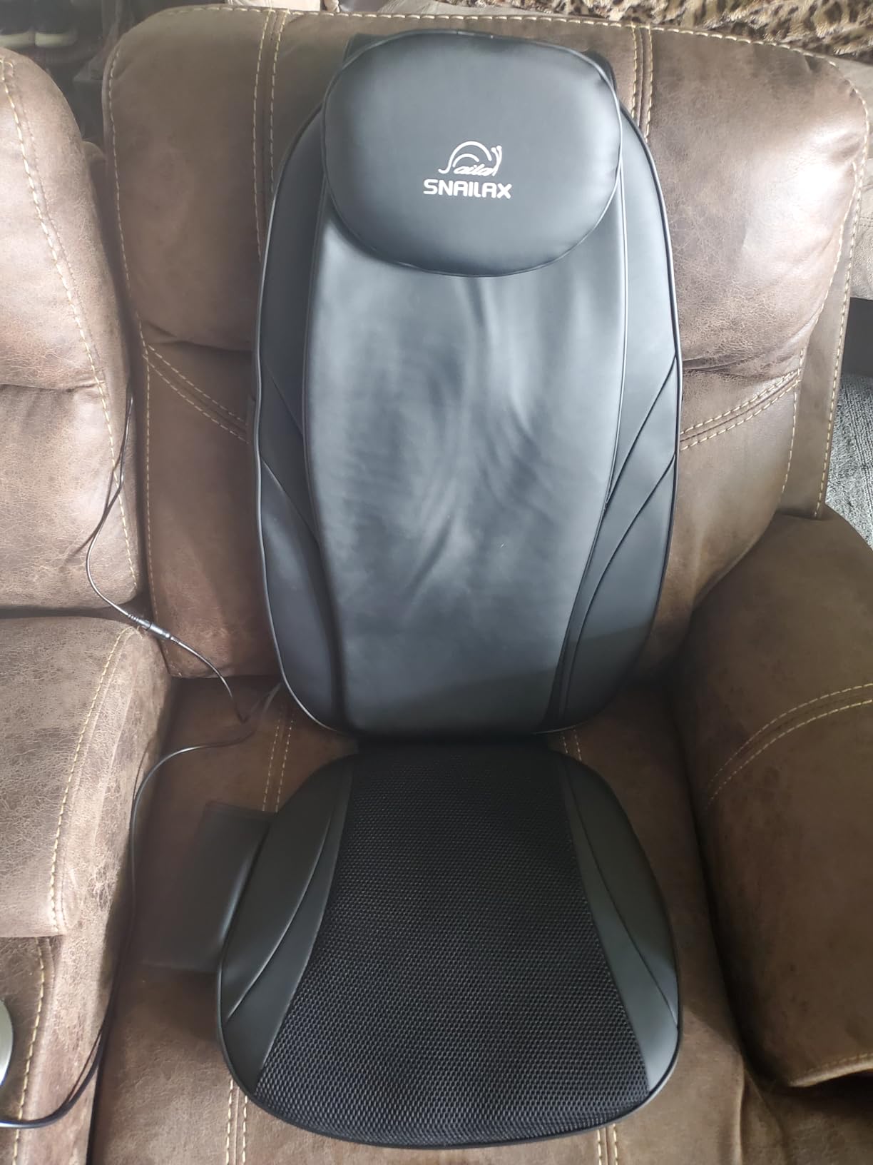 Snailax Back Massager with Heat, Gifts for Men, Women, Electric Deep Tissue Kneading Full Body Massage Chair for Back Pain, Home, Office Use, App Control customer photo 2