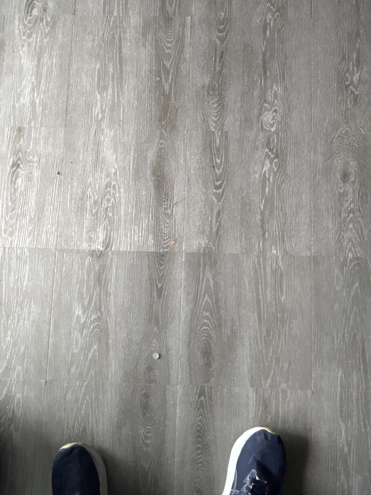 AKOLAFE 40 Sheet Vinyl Flooring 12 x 12 Peel and Stick Floor Tile Waterproof Clearance Vinyl Floor Tiles Wood Grey Self Adhesive Floor Tiles Sticky Laminate Flooring for Bathroom Kitchen Basement RV customer photo 2
