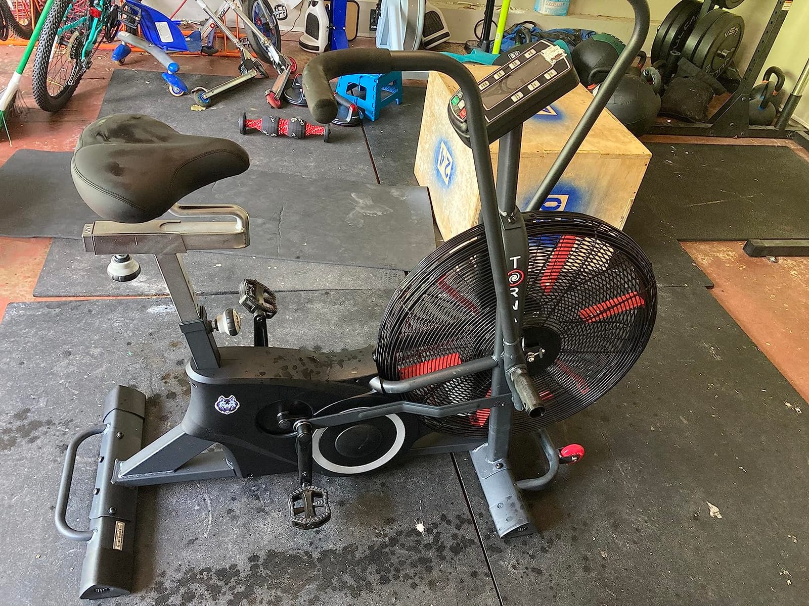 Sunny Health & Fitness Smart Heavy-Duty Fan Bike for HIIT Cycling Workout customer photo 2