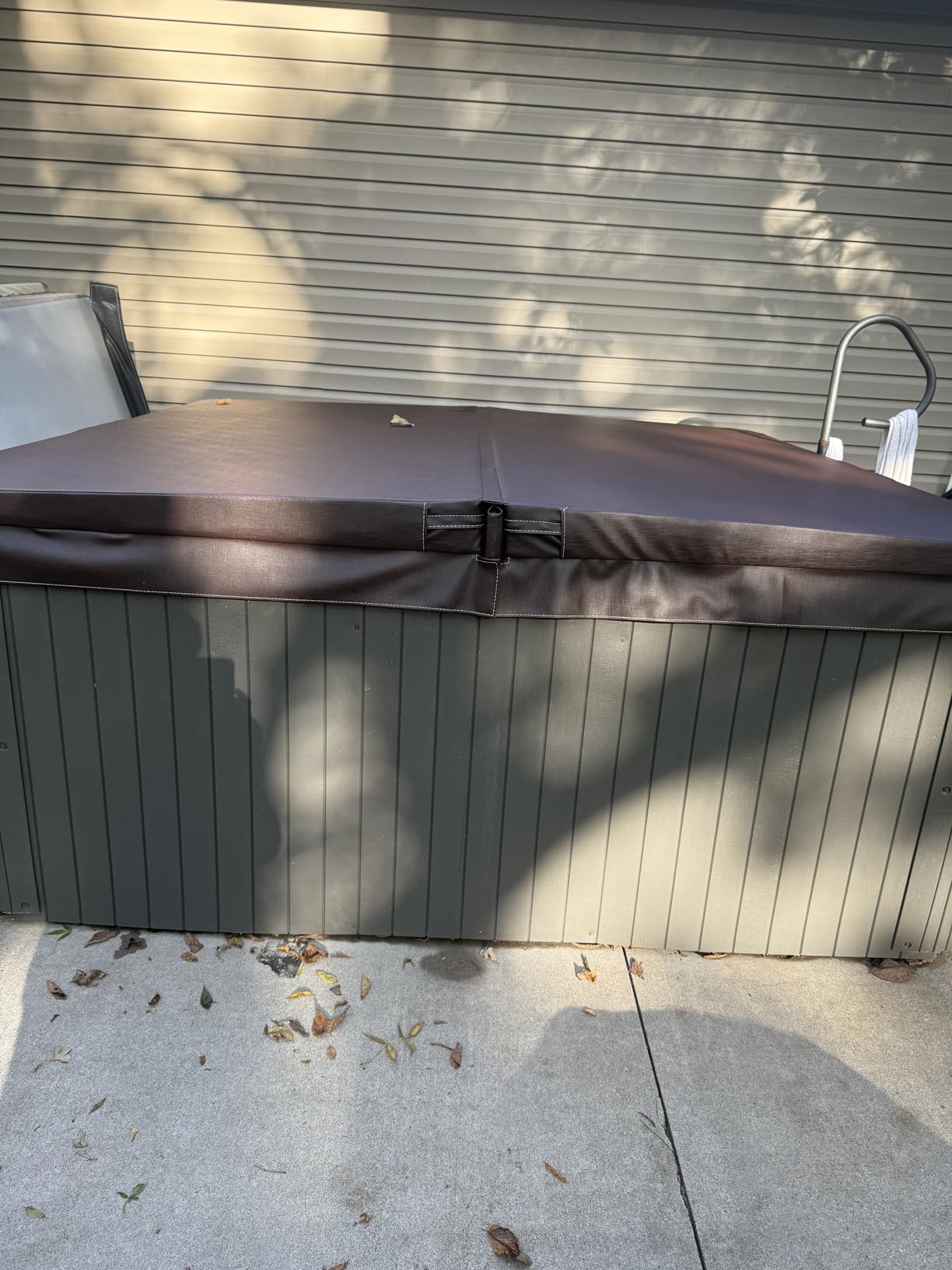The Cover Guy Hot Tub Cover | Replacement Spa Covers with UV Protected Vinyl + High Density Foam | Energy-Saving Cover for All Climates | Fits Square Tubs with 82-84