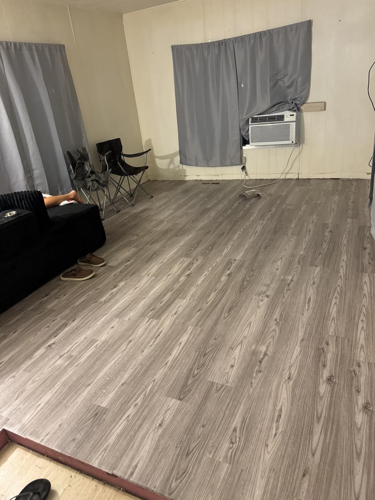 Lareko Peel and Stick Floor Tile, Waterproof Vinyl Plank Flooring | 72-Pack 108 Sq.Ft, Self-Adhesive Laminate Vinyl Tiles, Realistic Wood Grain for DIY Bathroom, Laundry Room & Rental Upgrades customer photo 2