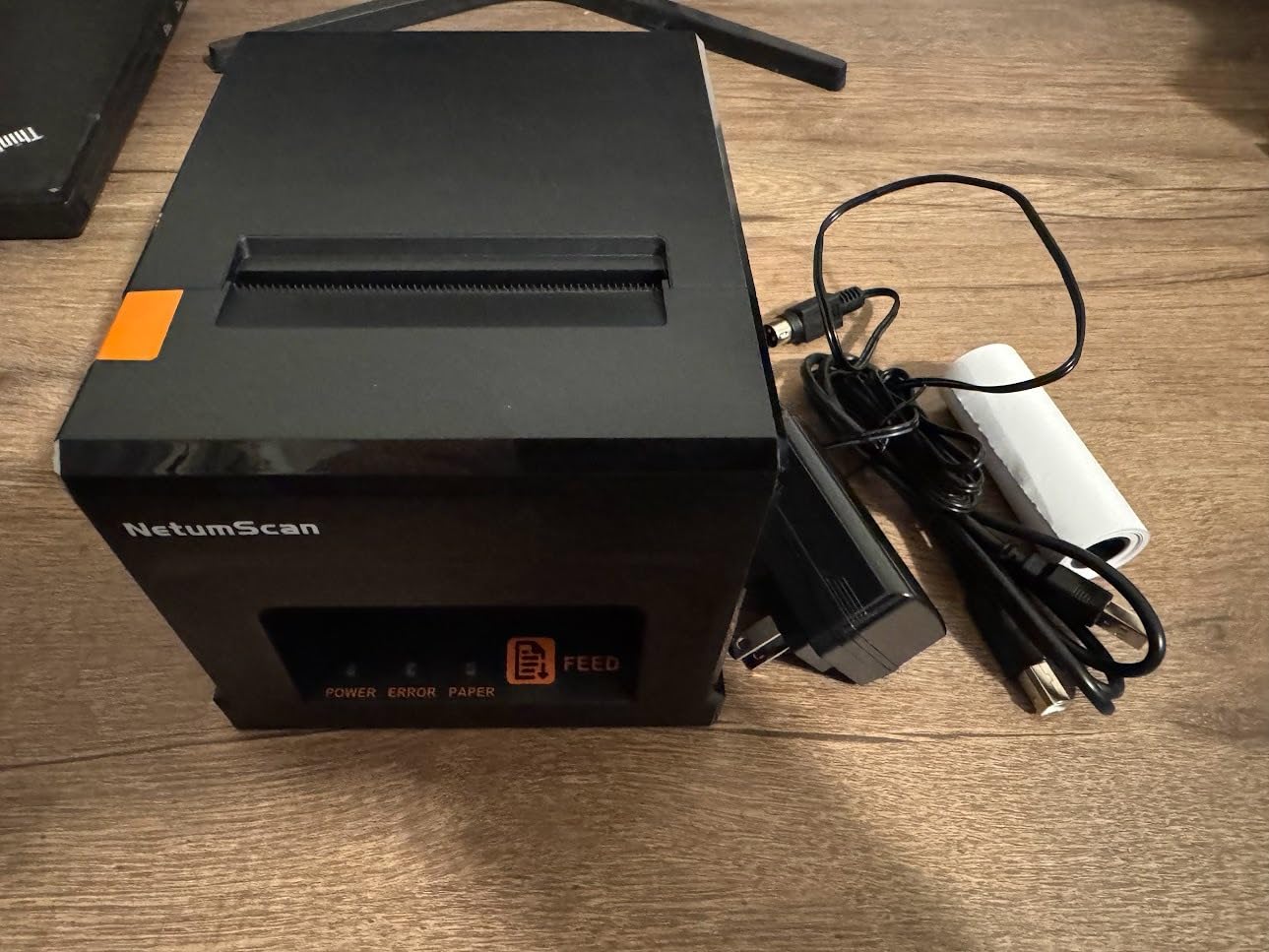 NetumScan USB POS Receipt Printer, 80mm Thermal Receipt Printer with Auto Cutter Cash Drawer, 300mm/s, Support Windows/Mac/Linux, Restaurant Kitchen Printer for ESC/POS(Only USB Interface) 8360 customer photo 1