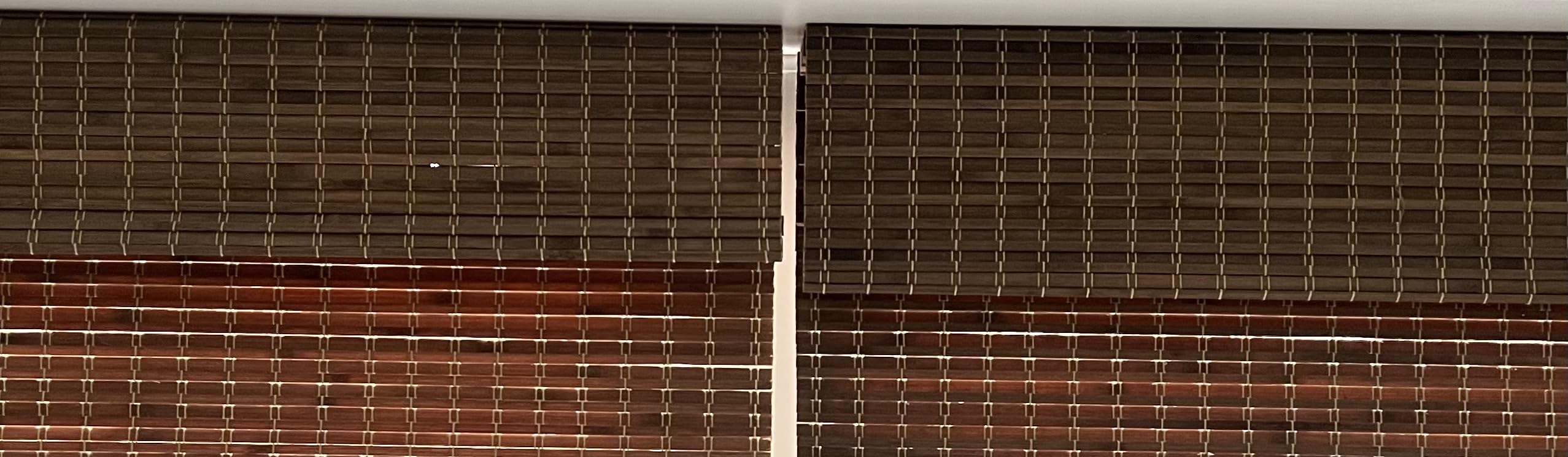 LazBlinds Cordless Bamboo Roman Shades, 34.5x48, Highfield Teak | Privacy Blinds, Room Darkening Roll Up Bamboo Blinds for Home & Patio customer photo 1