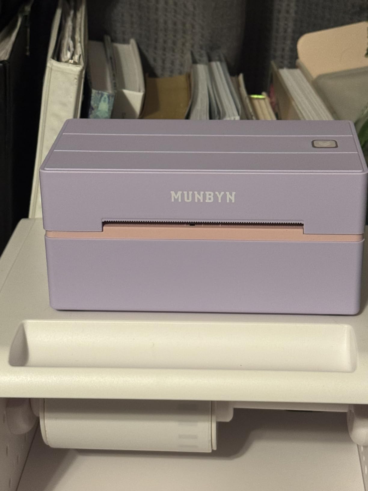 MUNBYN Bluetooth Thermal Label Printer, Wireless 4x6 Shipping Label Printer | Work for Shipping Packages Small Business Office or Home, Compatible with iPhone Android iPad Windows macOS Chrome customer photo 2