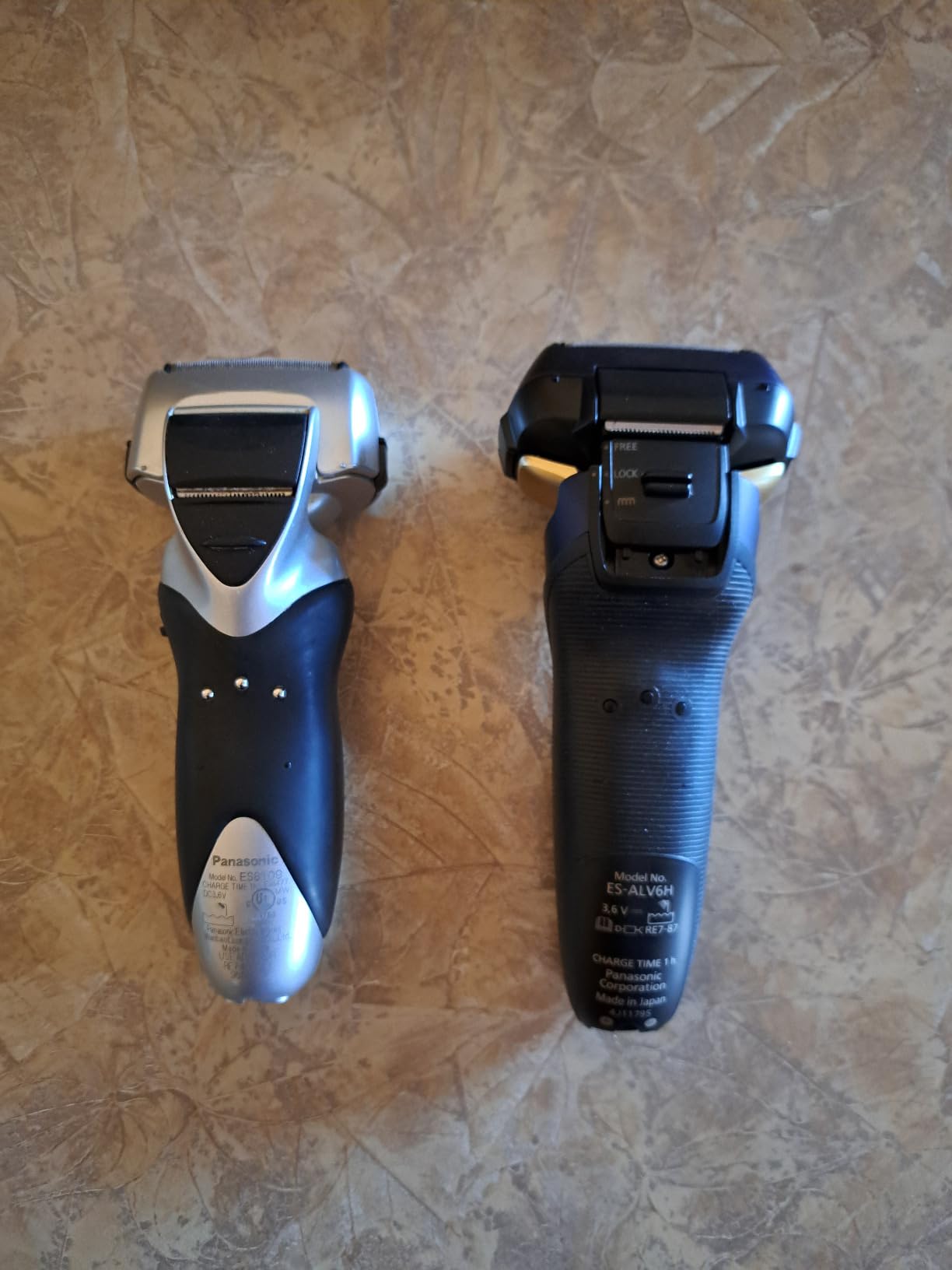 Panasonic ARC5 Electric Razor for Men Face, Wet & Dry Shavers for Men with Foil Shaver, Pop-Up Trimmer, Ultra-Fast 5-Blade, Smart Shave Sensor, 16D Flexible Pivoting Head - ES-ALV6HA (Navy) customer photo 2