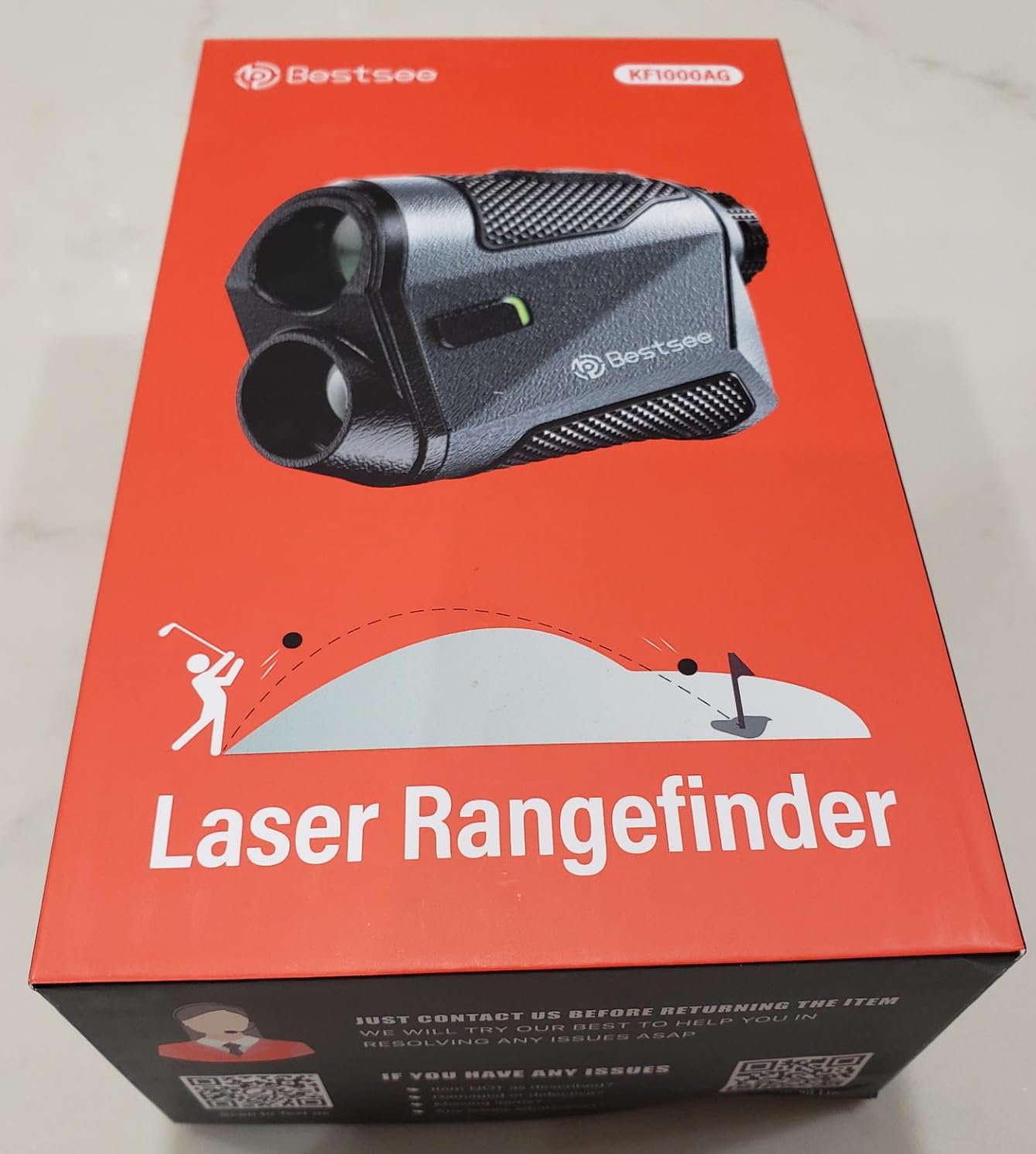 Bestsee Golf Rangefinder with Slope -1700 Yards Laser Range Finder Golf for Hunter, High-Precision Flag Pole Locking Vibration, 7X Magnification, USB-C Rechargeable Rangefinders Magnet Strip customer photo 1