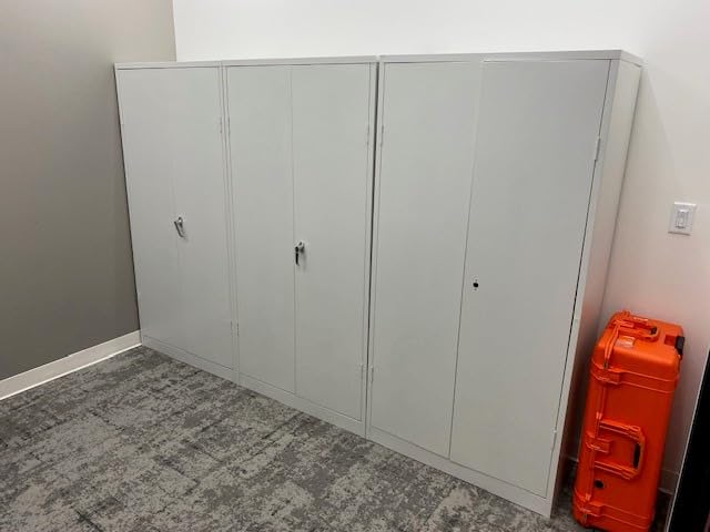 Greenvelly Metal Lockable Storage Cabinet, 72