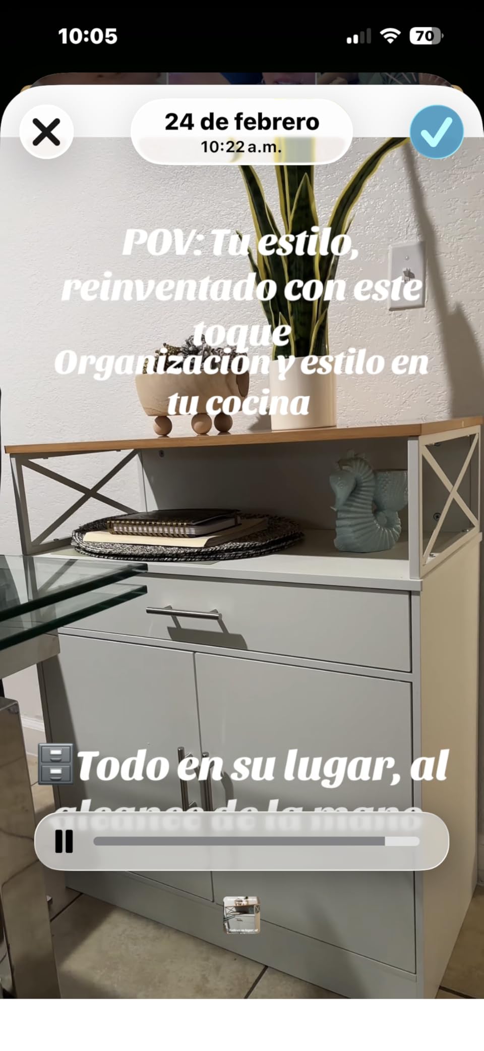 Shintenchi Kitchen Storage Cabinet with Adjustable Shelves and Drawers, Modern Buffet Sideboard, Wood Buffet Cabinet with Doors, Floor Cabinet Cupboard for Coffee Bar Living Room, Dark Brown customer photo 1