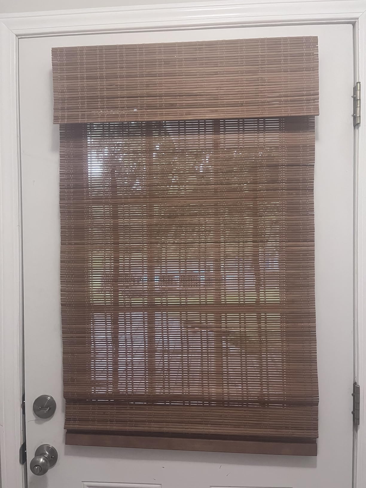 Calyx Interiors Bamboo Roman Shades w Valance 35