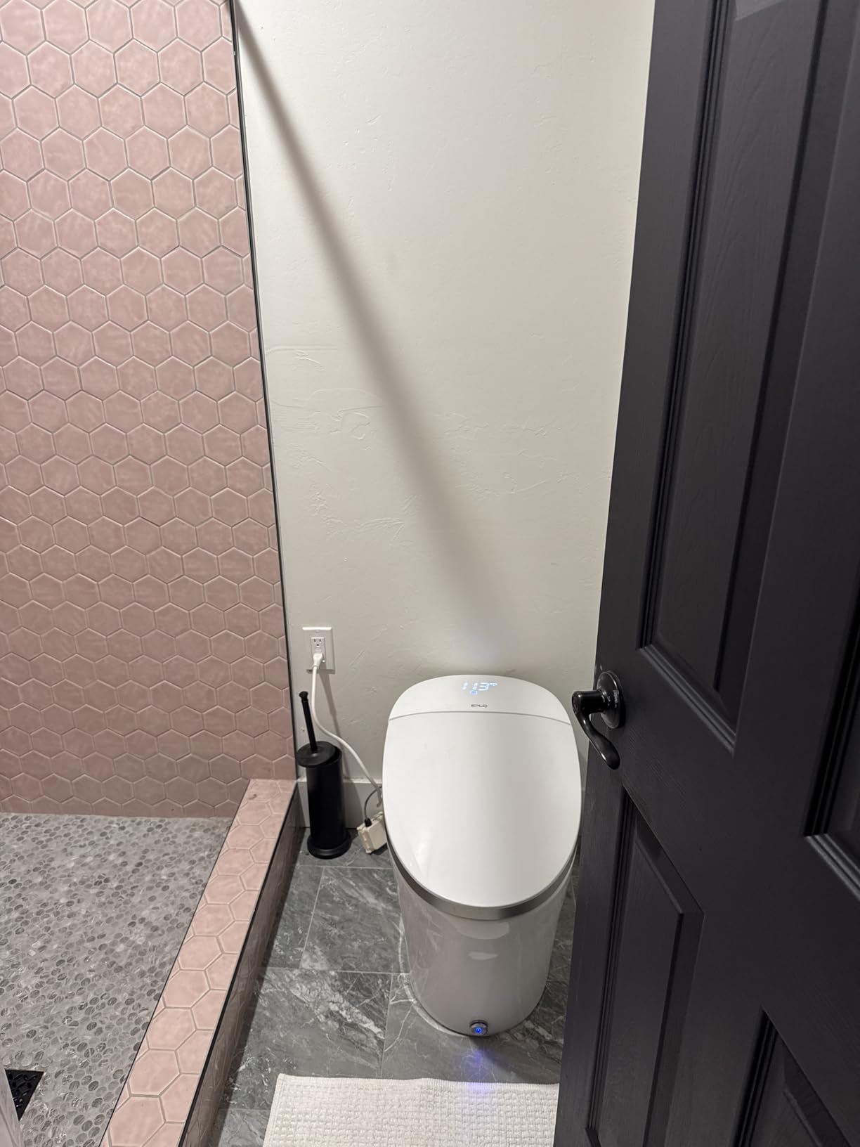 EPLO Smart Toilet Built in Tank Auto Open Bidet with Foam Shield - iX7 PRO | Elongated Heated Seat, Booster Pump-Assisted 1000g MaP Auto Flush, Instant Heated Water, 17 inch ADA Seat Height, High-Speed Dryer customer photo 1