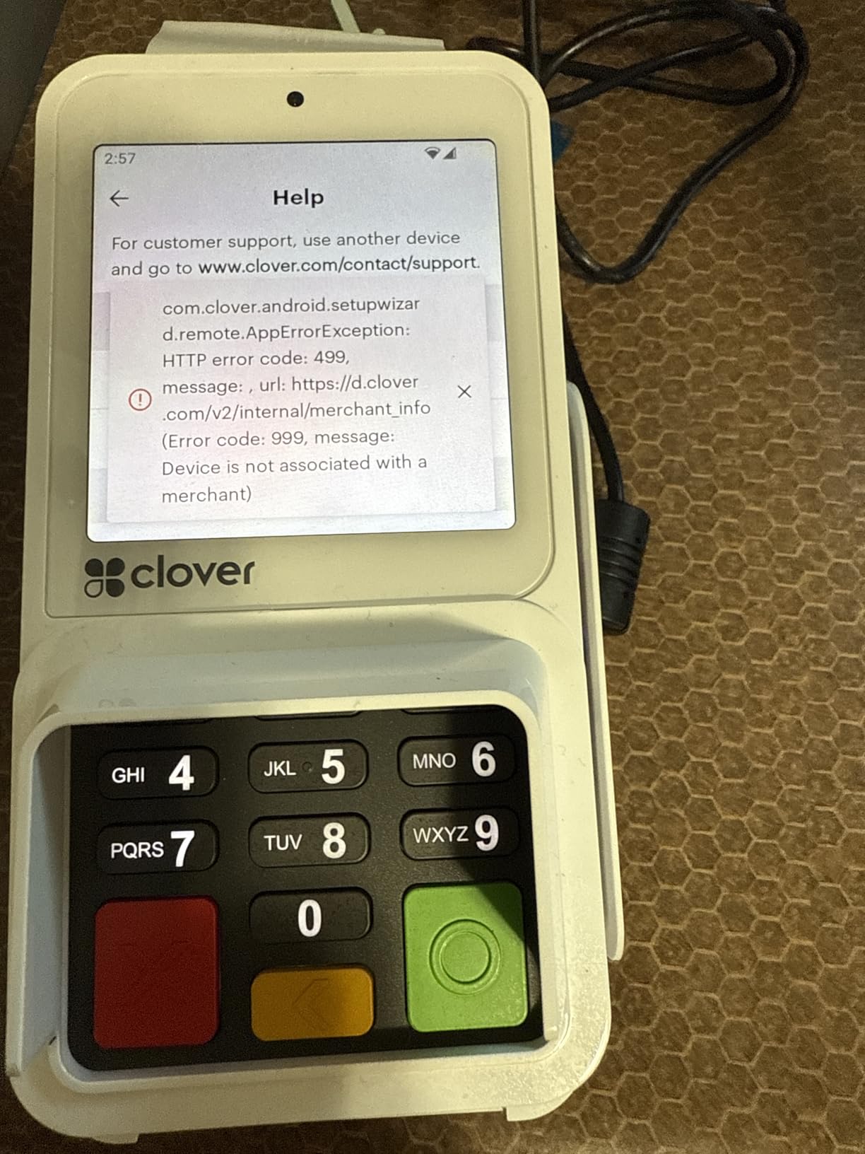 Clover Compact Payment Terminal - Requires New Merchant Processing Account Through Powering POS. customer photo 1