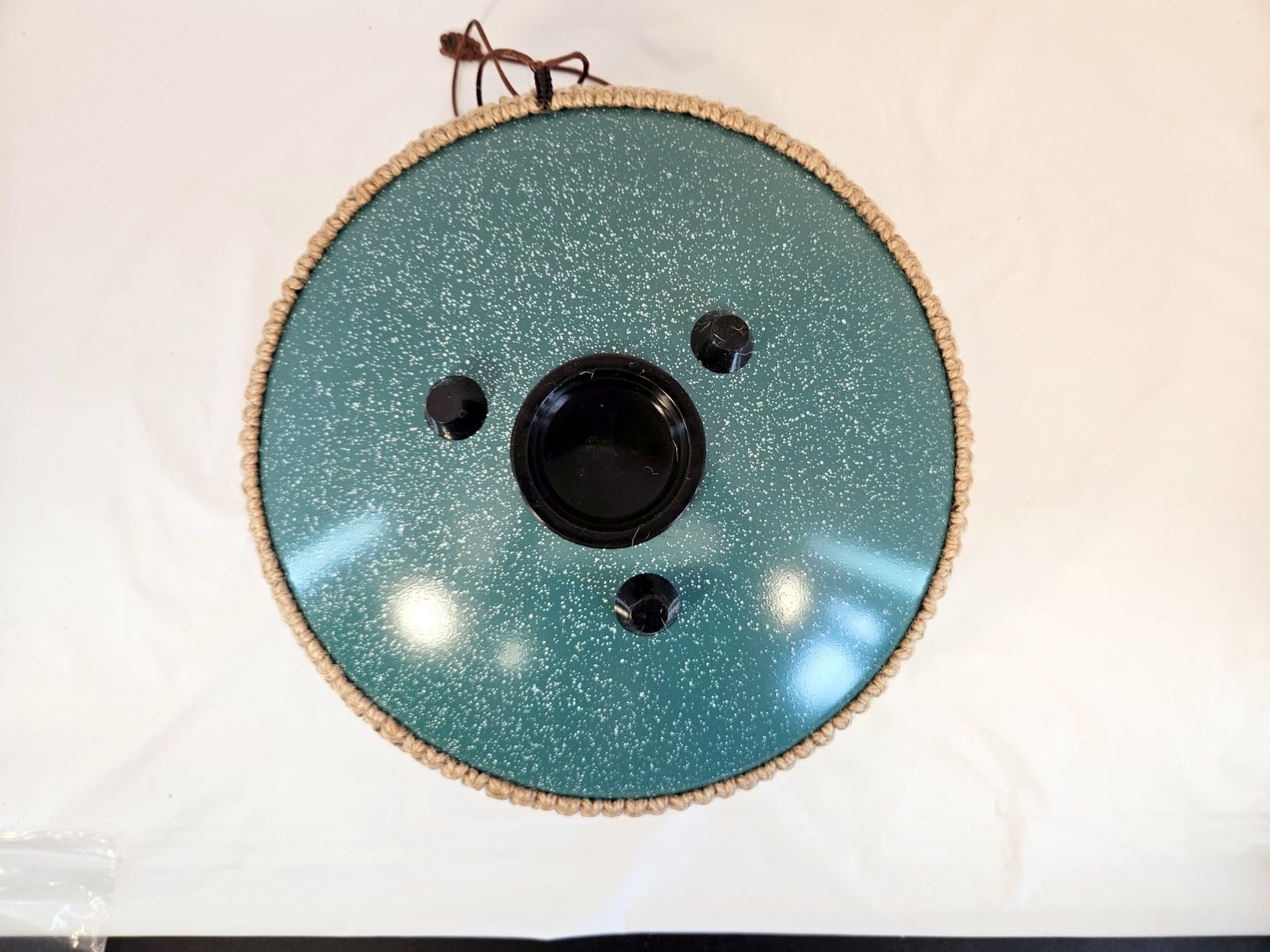 Steel Tongue Drum - 12-Inch 13-Notes Tongue Drum, C Major Outdoor Rain Drum with Music Book, Handpan Drums Mallets and Carry Bag (Green) customer photo 2