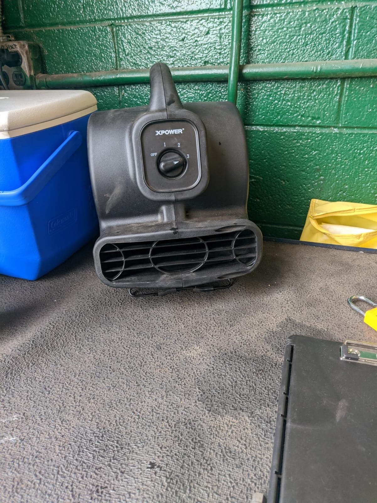 XPOWER P-80 Mini Utility 600 CFM Centrifugal Air Mover, Floor Fan, Blower, Stackable, for Drying, Cooling, Ventilating, Home Use Water Damage Restoration, Workshop, Plumbing customer photo 2