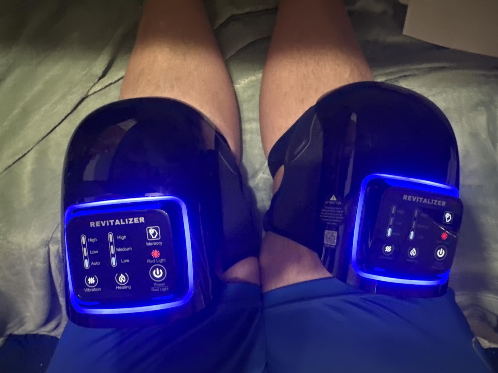 FORTHiQ Knee Massager Pro+ for Pain Relief with Heat and Dual Red Light Therapy, Adjustable Straps, Memory Function, Relax Tight Muscles, Ideal Gift for Men & Women, FSA-HSA Eligible customer photo 1