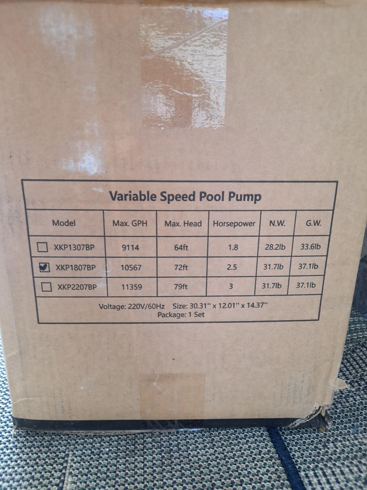 1.8HP Variable Speed Pool Pump for In Ground and Above Ground Pools 220V | Self-Priming Swimming Pool Pump Up to 9114 GPH, Energy-Efficient Permanent Magnet Motor, Built-In Programmable Timer customer photo 2