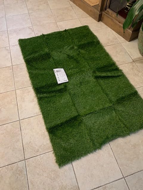 CooRug Professional Artificial Turf Grass Outdoor, 5x8 Ft Fake Grass | Realistic, Thick and Soft, Reusable, Easy to Clean, with Drainage Holes, Pet Friendly, Fire-retardant, UV Resistance customer photo 1