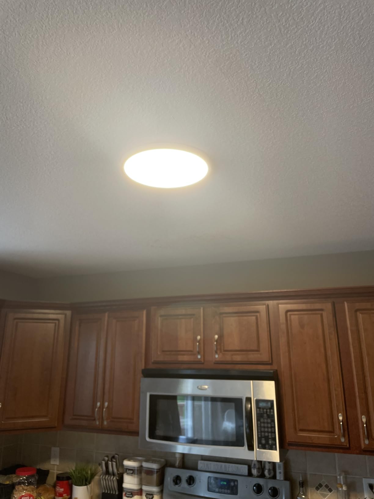 Brightever 12 Inch LED Flush Mount Ceiling Light Fixture, Dimmable, 3200LM | 24W 2700K/3000K/4000K/5000K/6500K Selectable, 0.67