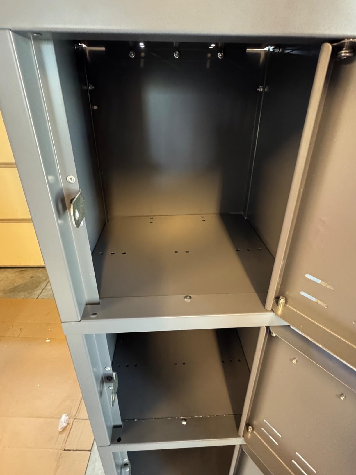 BUTISOW Metal Storage Locker with Lock & Card Slot Locker - Secure Lockable Door - Steel Locker for School, Office, Gym, Home - 66.15
