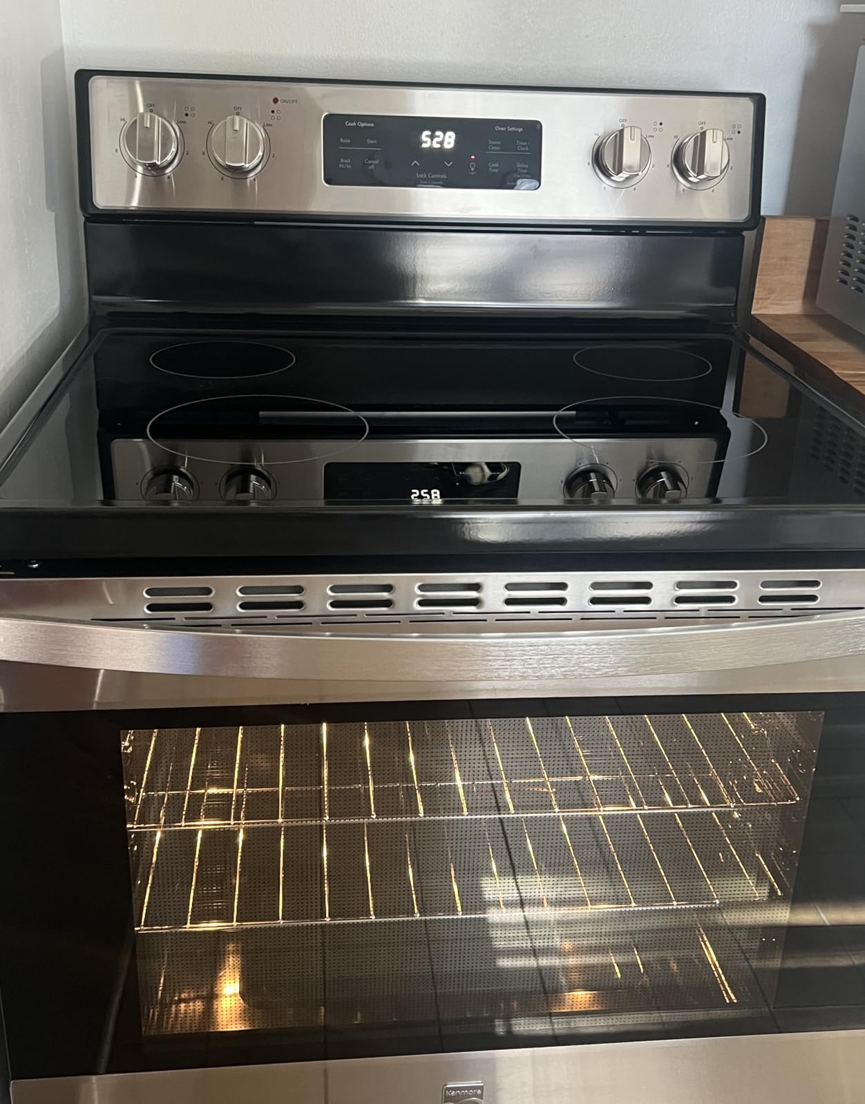 Kenmore 5.2 cu ft. Rear Control Electric Range - White customer photo 1