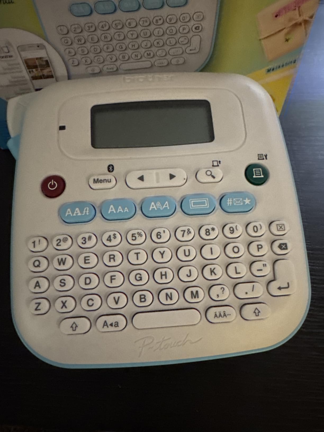Brother P-Touch PT-N25BT Personal Connected Label Maker, Bluetooth, Design&Print2 App, Portable, Handheld and Prints with P-Touch Btag 1/2 inch (12mm) Wide Color Label Tapes customer photo 1