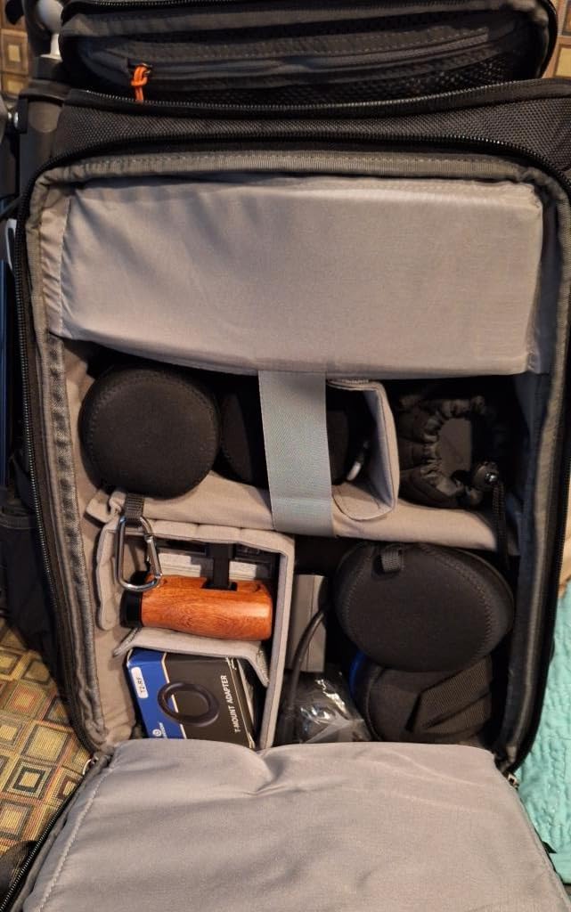 K&F CONCEPT Camera Backpack, 22L Expandable Camera Bag with Rain Cover | with Tripod Holder & 15.6in Laptop Compartment, Quick Access & Water Resistant for Canon/Nikon/Sony/DJI/DSLR Mirrorless, B06 customer photo 1