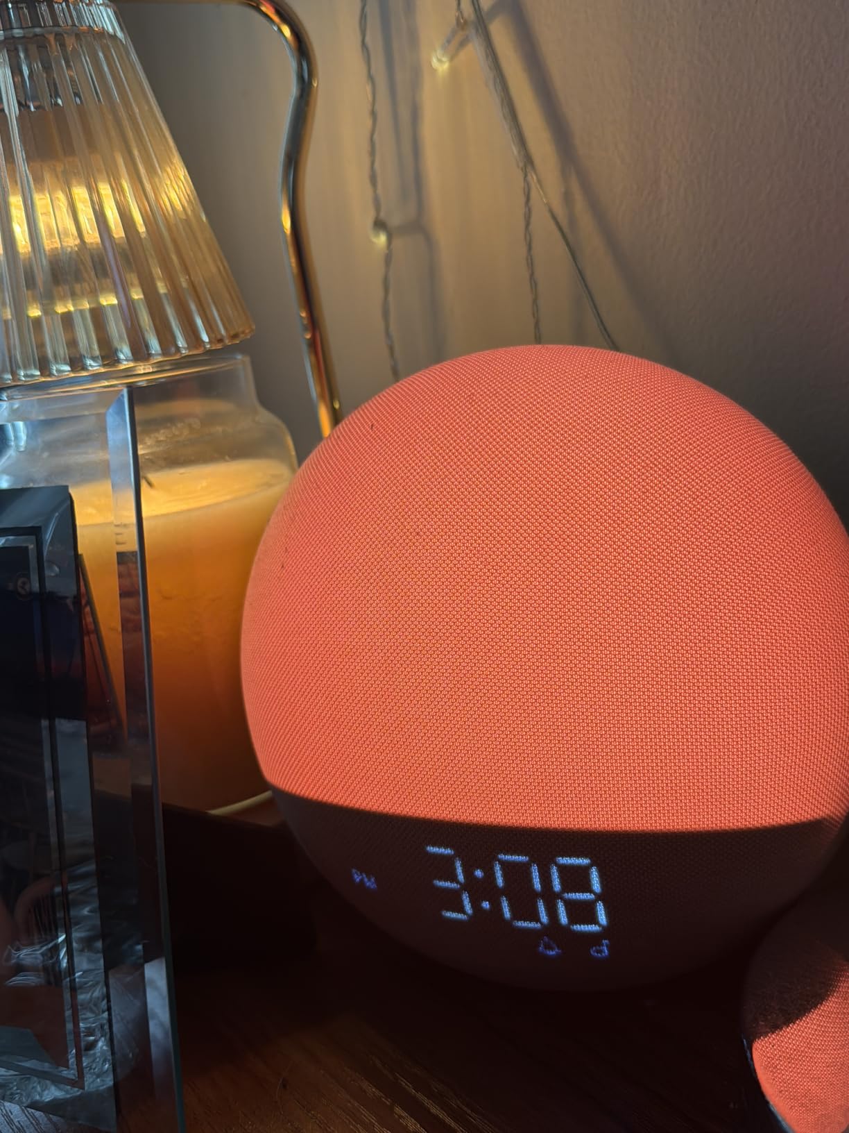 Odokee Sunrise Alarm Clock White Noise Machine: Natural Wake Up Light | Dimmable Clock with Bluetooth Speaker for Bedroom - 25 Sleep Sounds for Baby Adults Kids Putty customer photo 1