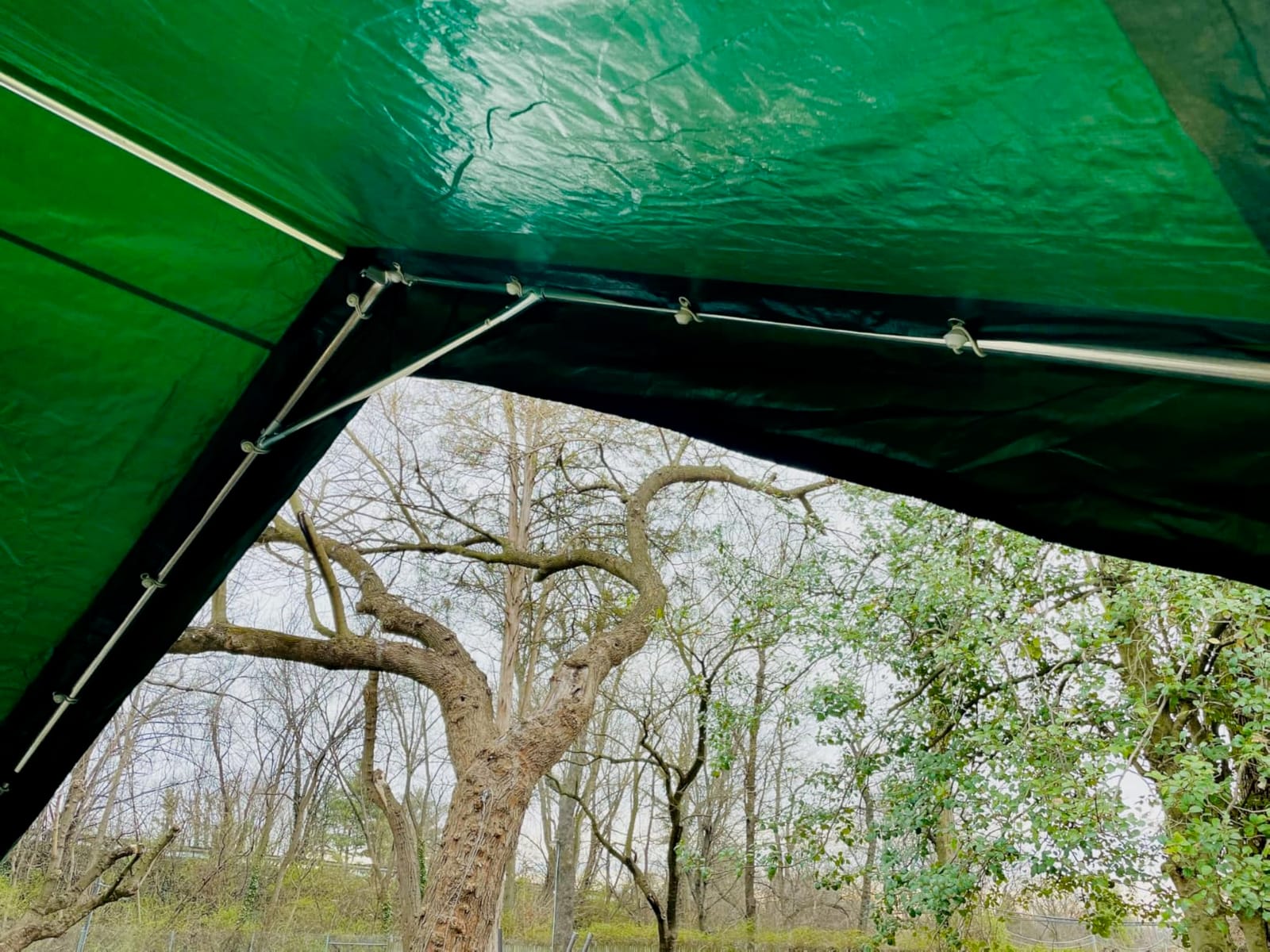 ADVANCE OUTDOOR 12x20 ft Heavy Duty Carport Potable Car Canopy Garage Party Tent Boat Shelter, Adjustable Height from 9.5 ft to 11 ft, Gray customer photo 2