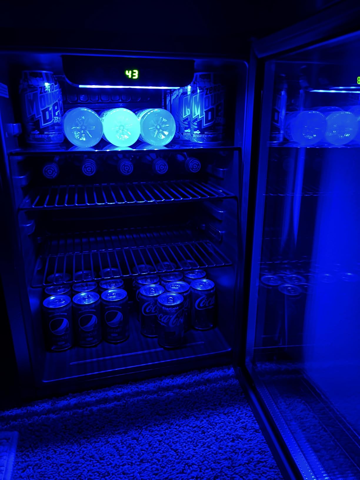 Electactic Mini Fridge 130 Can Beverage Refrigerator Cooler, 3.2 Cu.Ft Drink Fridge for Soda Wine Beer, Adjustable Temperature Control for Home Office, Black customer photo 2