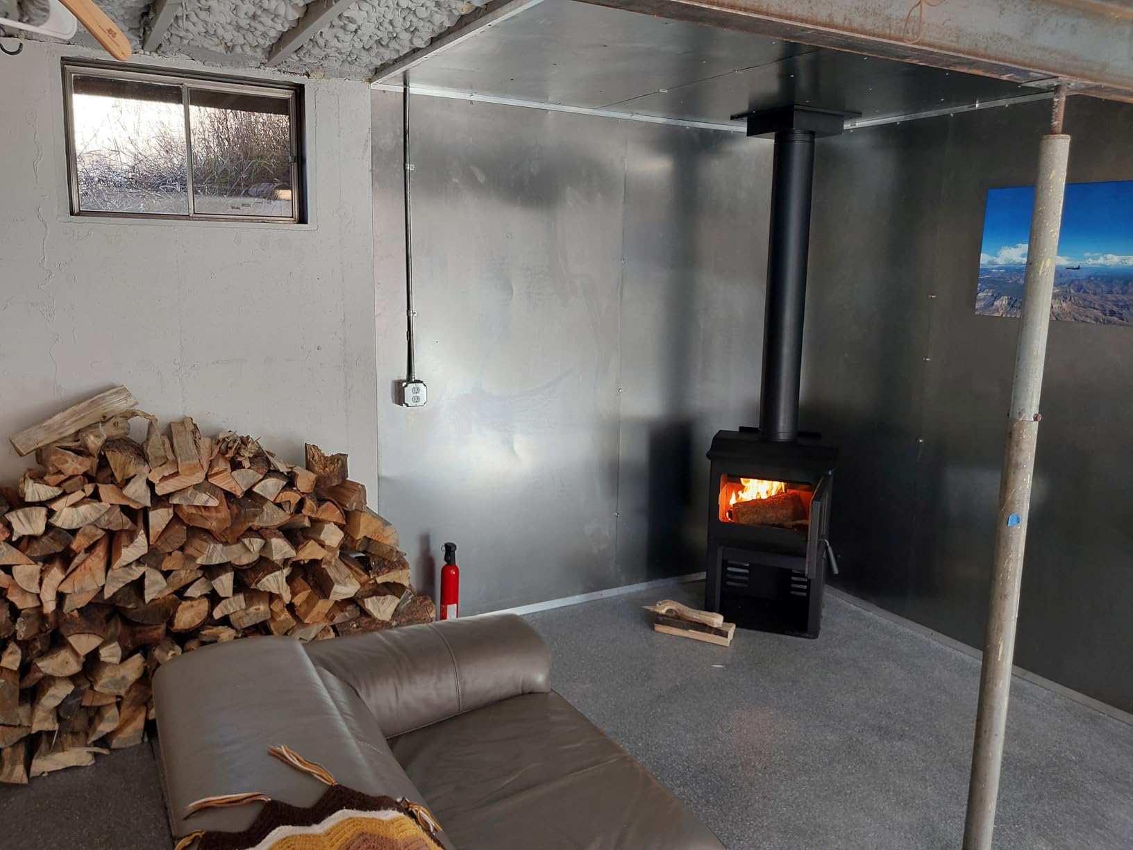 Comfort Glow Wood Burning Stove, Fits 18 inch Logs - CGWS1500, EPA Certified, Solid Fuel Stove customer photo 1