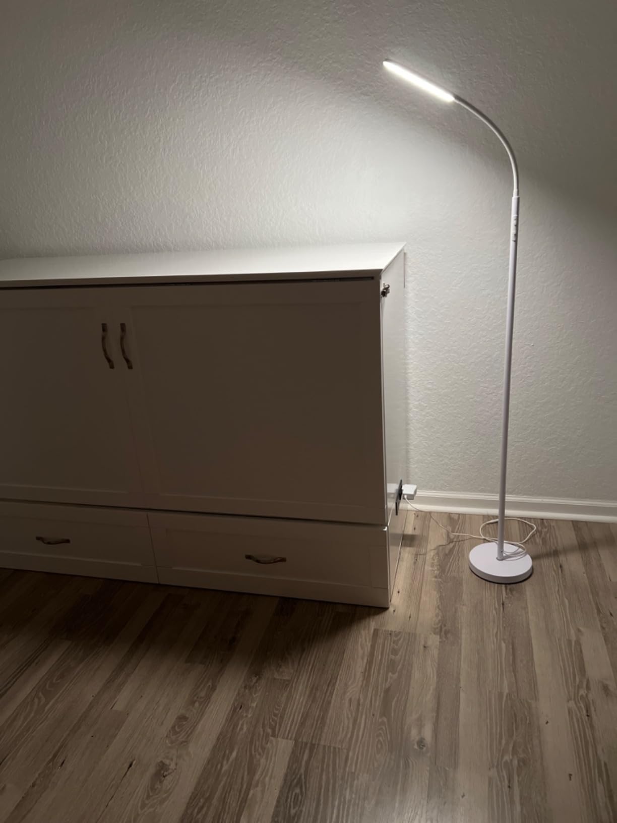 LanSuper 10000 Lux Light Therapy Happy Lamp, UV-Free Sunlight Floor Lamp | Full Spectrum, Remote & Button Control, 10 Color Temperature, 6 Brightness, Timer, 360° Adjustable Curved Neck, Memory Function customer photo 2
