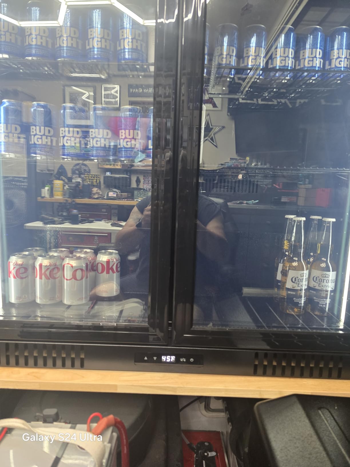 FoMup Commercial Display Refrigerator with Reversible Glass Door, Upright Beverage Cooler Merchandiser, Drink Fridge with Door Lock for Restaurant Supermarket Convenience Store, 13.8 Cu.Ft customer photo 1