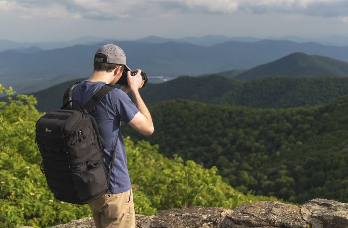 Lowepro ProTactic BP 450 AW III Camera Backpack, 4-point Access, Professional Camera Bag, DSLR/Drones/Mirrorless, Up to 16