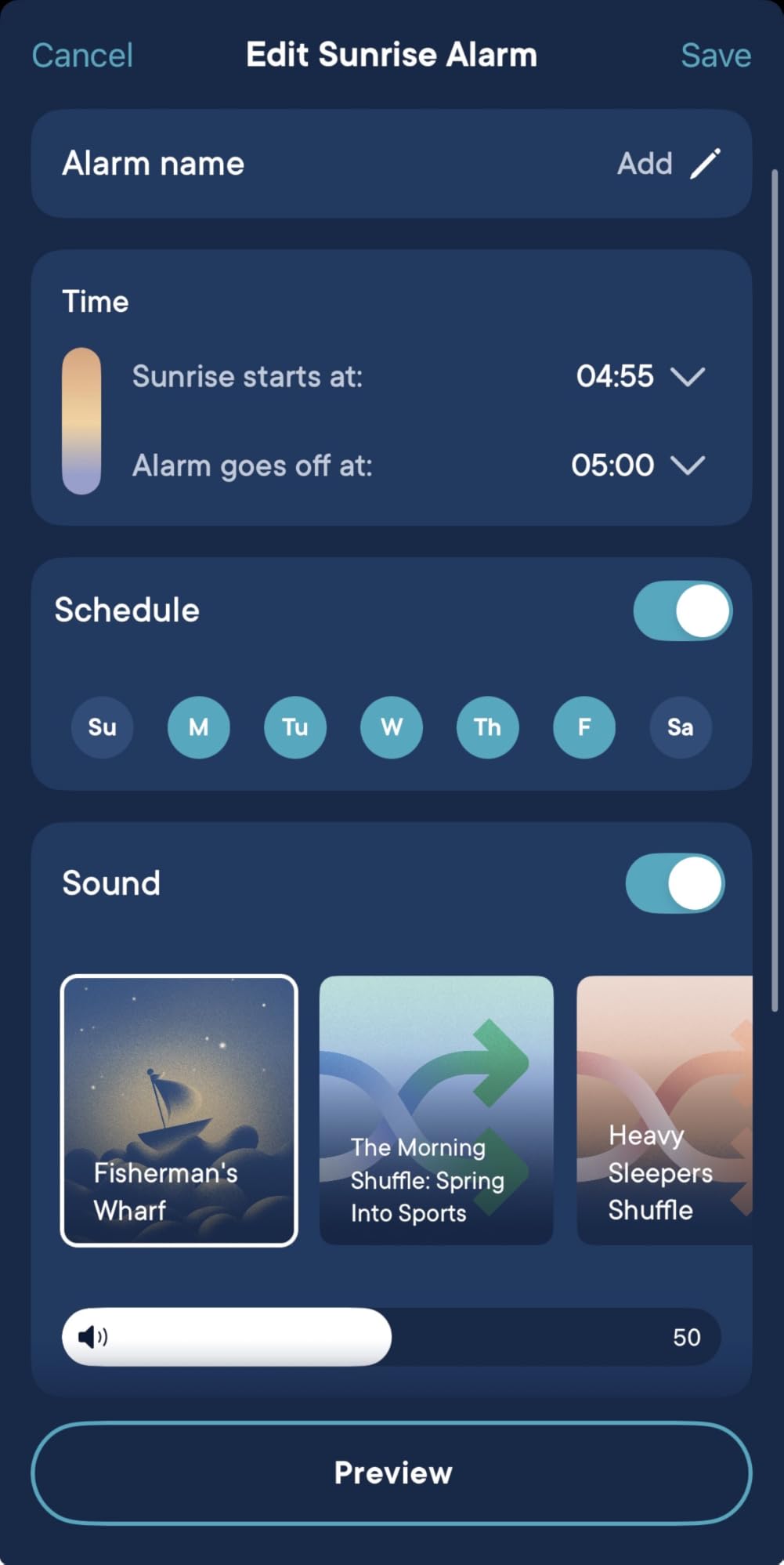 Hatch Restore 3 Sunrise Alarm Clock & Sound Machine, Smart Light (Putty) | White noise machine & sunrise alarm light, 80+ sleep sounds, screen-free bedtime routine with meditations via Hatch Sleep App customer photo 2