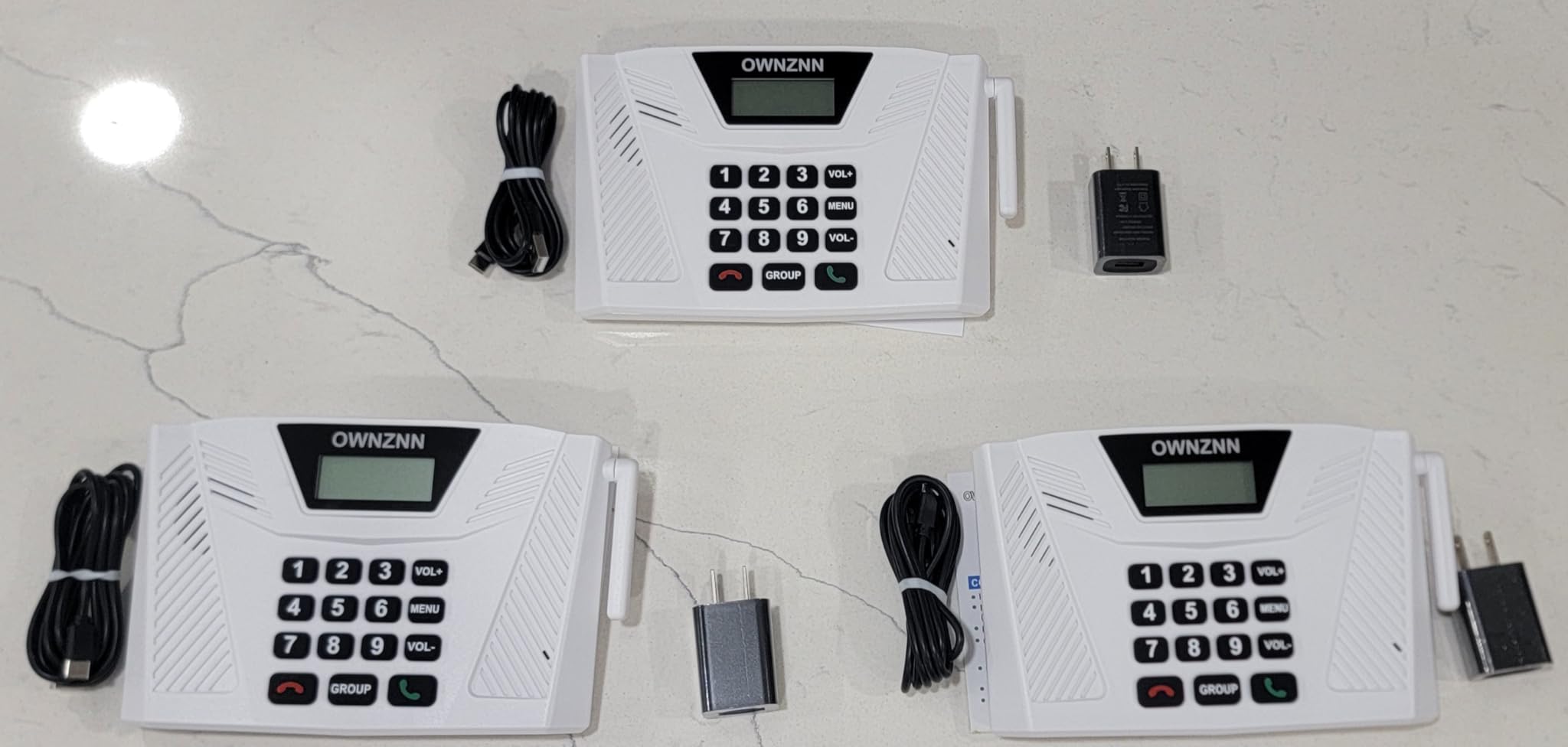 Intercoms Wireless for Home, Hands-Free Full Duplex Intercom 5300ft | Real-Time Two-Way Talk, 2026 Intercom System, Group Call, Auto Answer, Wireless Intercom System for Business Office (4 Pack) customer photo 1