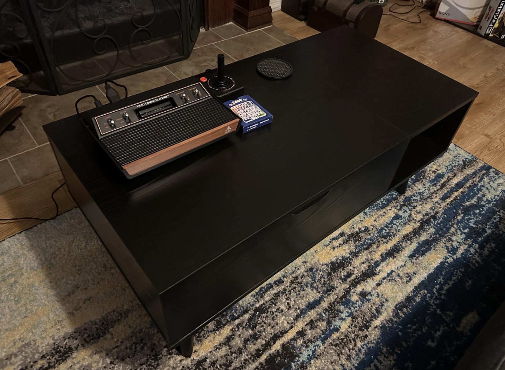 OLIXIS Lift Top Coffee Table, Wood Coffee Table for Living Room Home Black | Wood, Lift Top, Hidden Compartment, Storage Shelf, Center Table, Home, Living Room, Office customer photo 2