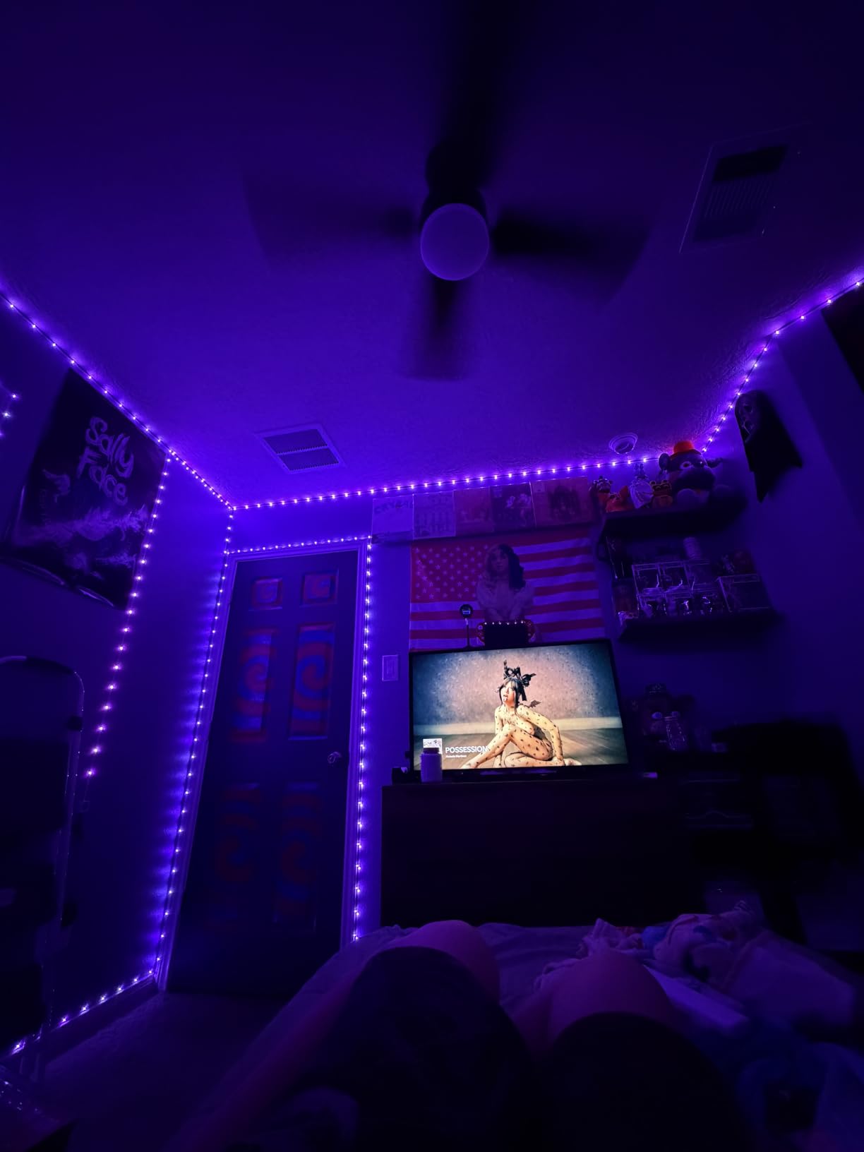 DAYBETTER LED Strip Lights 110ft 1Roll RGB Music Sync Smart App Control | Indoor color changing decor for bedroom, kitchen, party. 44-key IR remote, timer, cuttable, flexible, strong adhesive customer photo 1