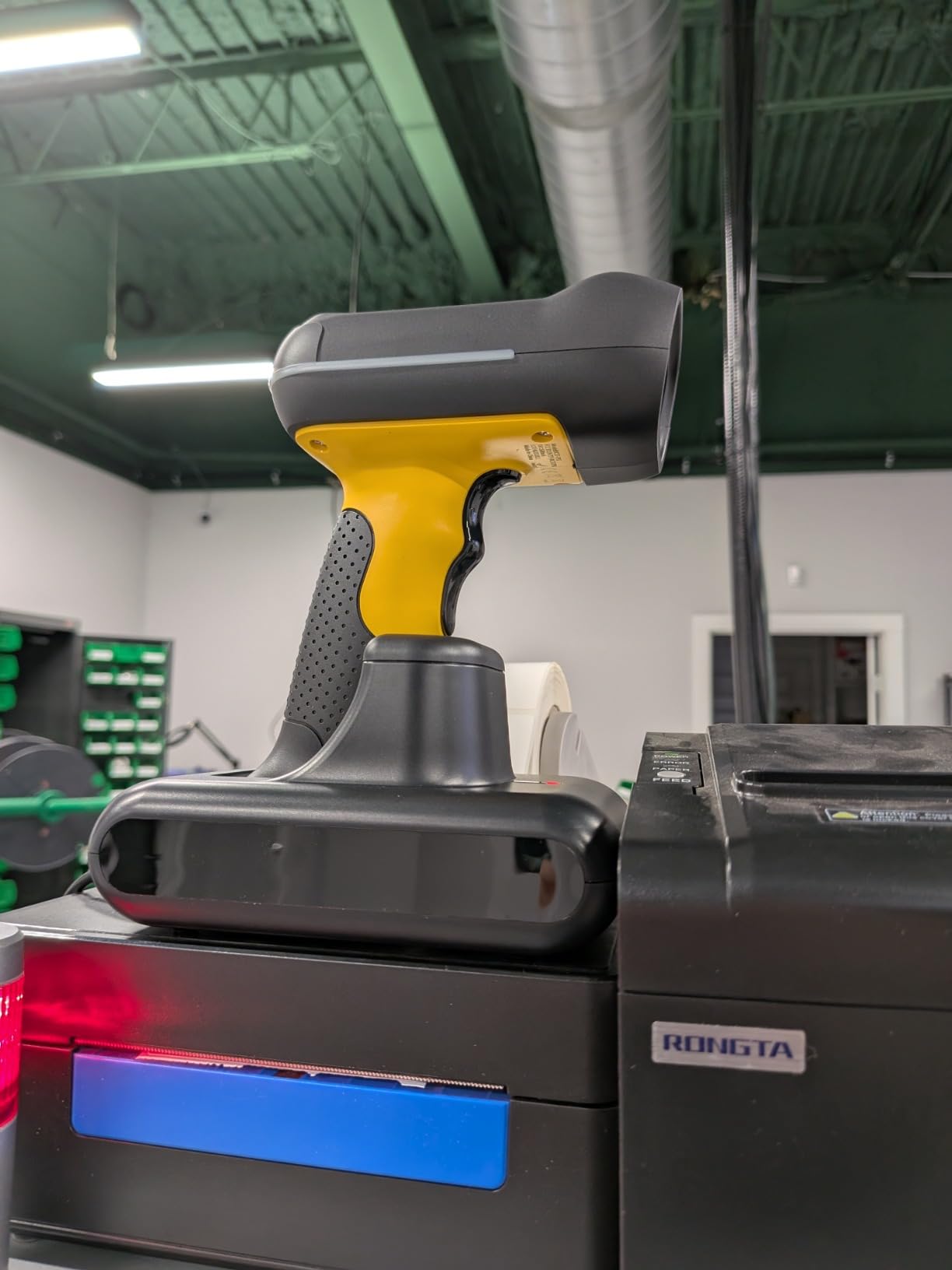 Inateck Industrial 2D Barcode Scanner, IP67 with Charging Dock, BCST-75S | Smart Charging Stand, IP67 Dustproof & Waterproof, 12ft Drop-Resistant, 2600mAh Battery, 180-Day Standby, APP & SDK customer photo 1