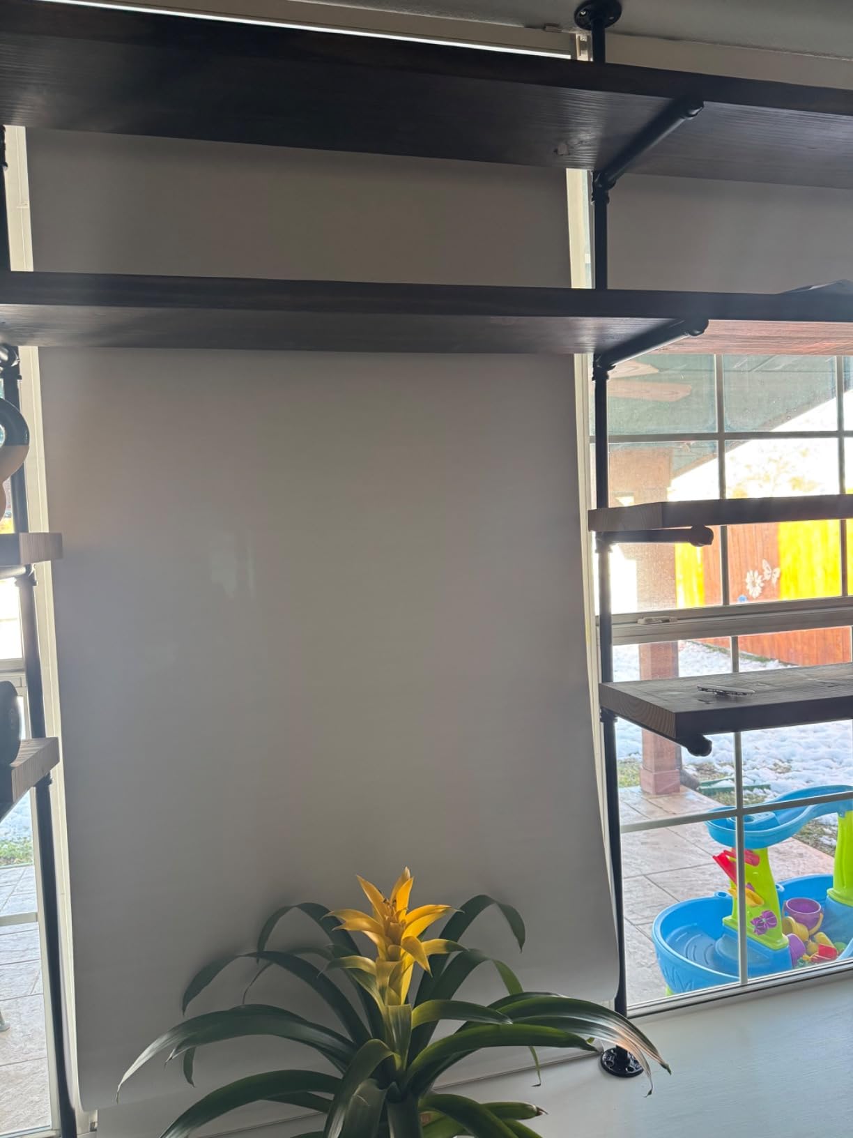 Motorized Blinds No Drill Automatic Blinds for Windows Cordless Roller Shades with Remote Control customer photo 2