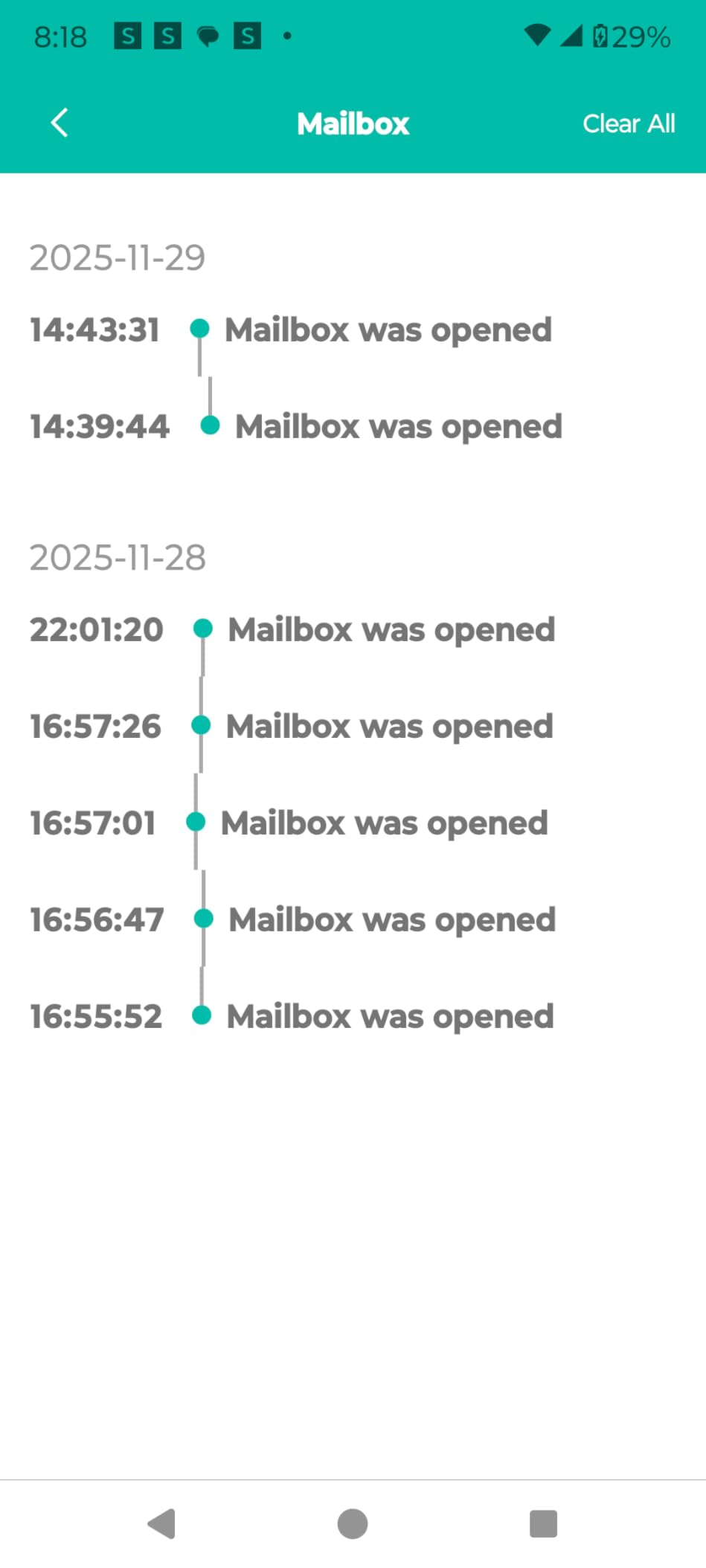 Wireless Mailbox Alert System with Sensors and Receiver, Mailbox Alarm for Delivered Mail, Mail Chime with Phone App Notification, 1K ft Long-range Mail Arrival Indicator Device customer photo 1