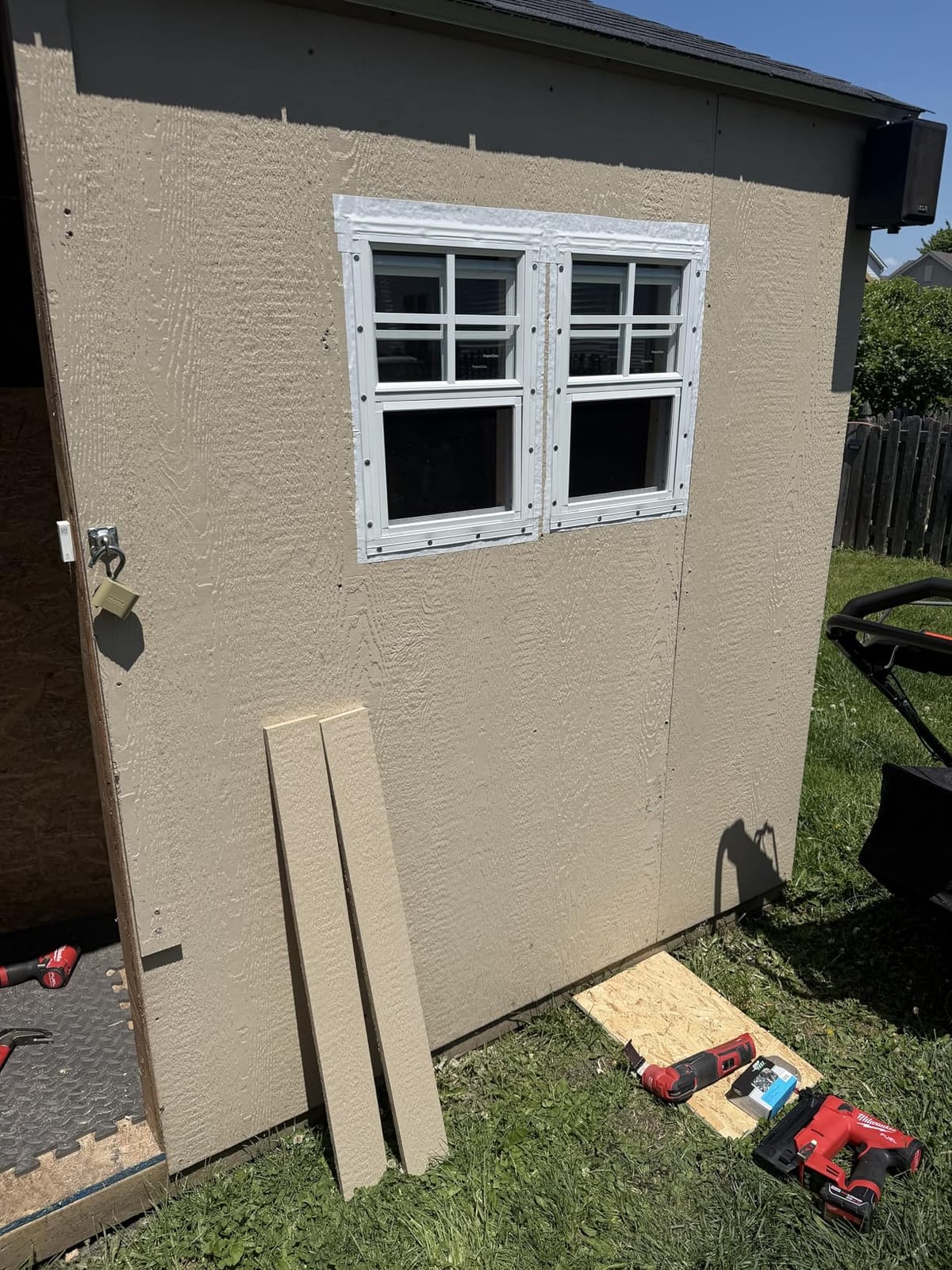 2 Pack Shed Windows, Chicken Coop Windows, 12