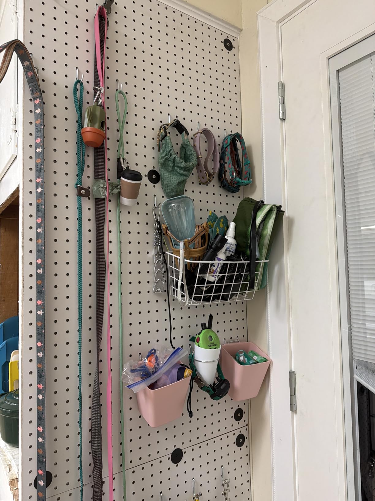 Pegboard Basket Organizers, 42Pack Peg Board Baskets Hooks Bins Cups (Black) customer photo 2