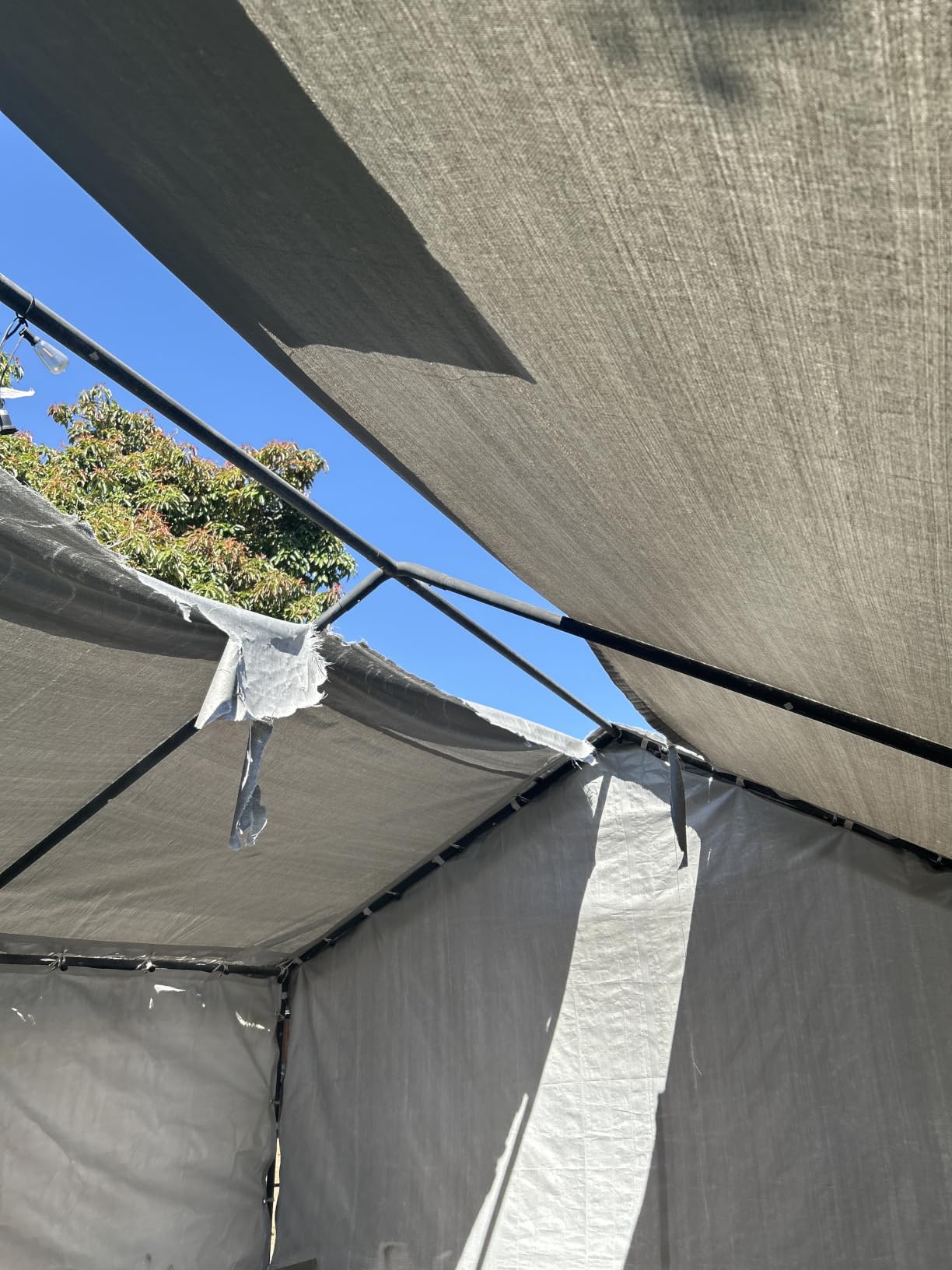 VEVOR Heavy Duty Metal Carport, 13' x 26' Outdoor Carport with Galvanized Steel Frame & Roof, Car Tent Garage Shade with Removable Sidewalls, Multi-Use Car Shelter for Pickup, Boat, Car & Tractors customer photo 2