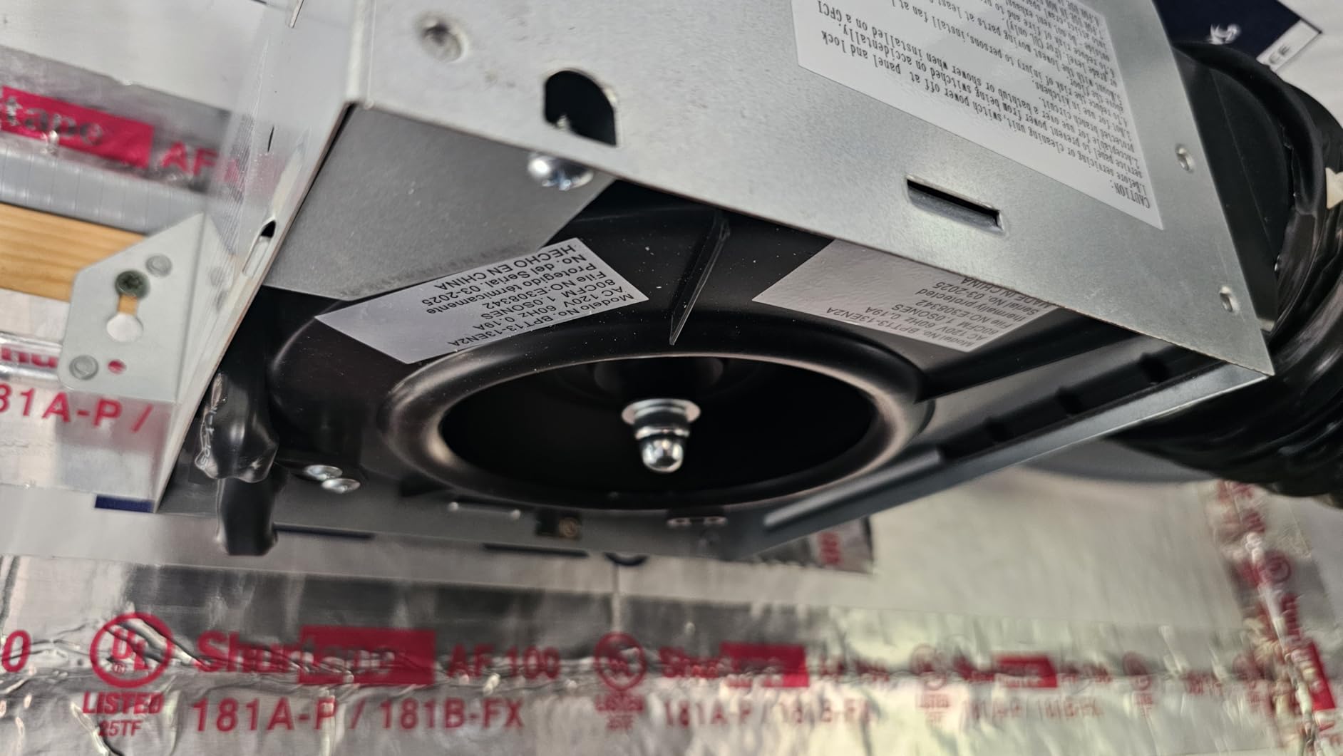 Amico Bathroom Exhaust Fan, 1.0 Sones, 80 CFM, No Attic Access Needed, Low Noise, Ceiling Mounted Retrofit Ventilation Fan, UL Certified customer photo 1