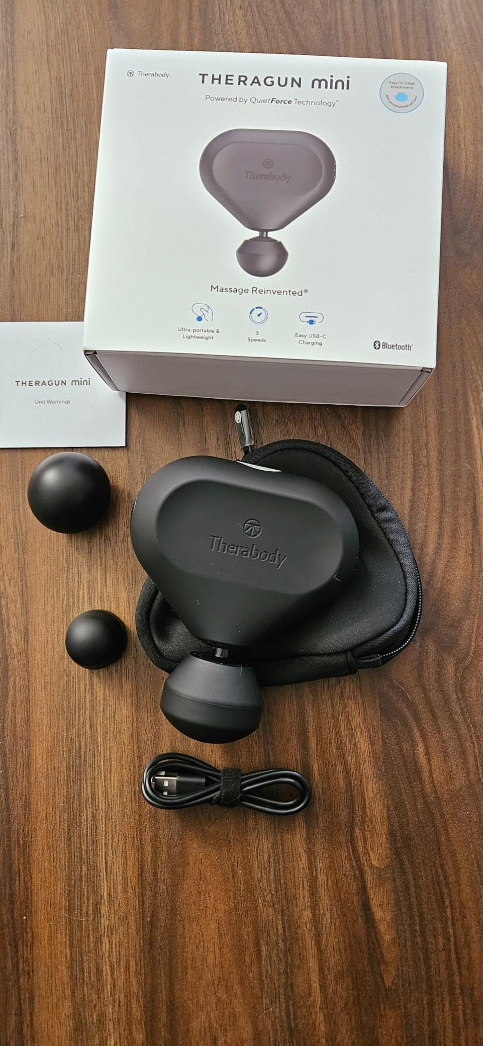 TheraGun Therabody Mini 3rd Gen Massage Gun | Travel Essential, Black | Ultra-Portable Percussion Massager for Recovery Anywhere | Bluetooth, 3-Speed, 1-Button Control, Muscle & Tension Relief customer photo 2