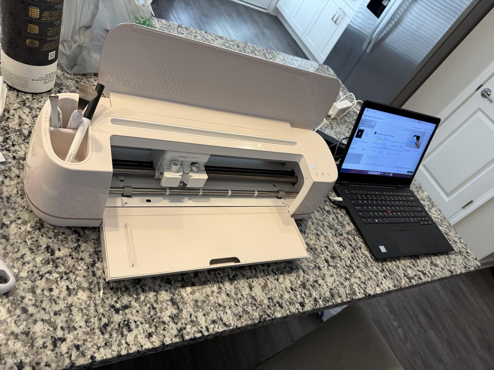 Cricut Maker 4 Starter Kit for Beginners - Smart Cutting Machine with Vinyl & Iron-On (HTV), Tools & Materials for Stickers, Shirts & DIY Crafts customer photo 1