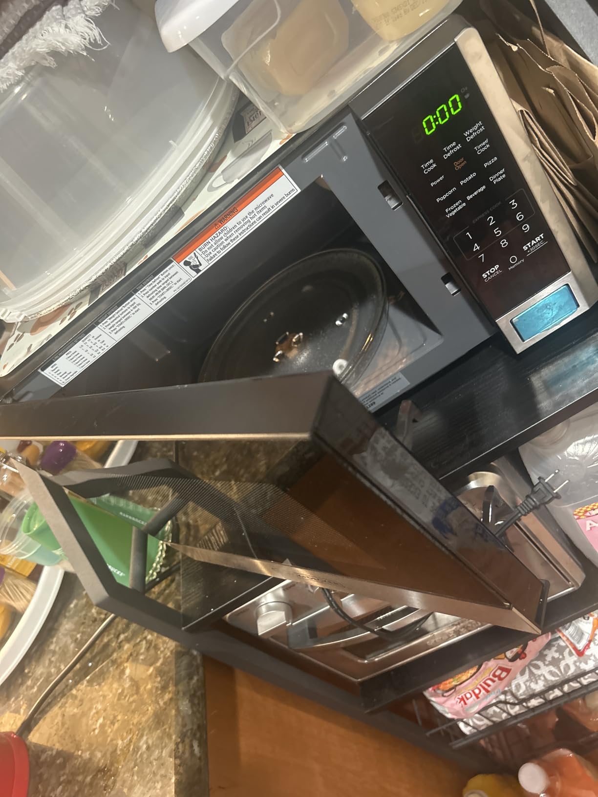 BLACK+DECKER Over the Range Microwave Oven, 1.7 Cu.Ft, 1000W | Stainless Steel, Over Stove Install, Vent Fan with Light, One-Touch Auto Cooking, 10 Power Levels, Child Safety Lock customer photo 2