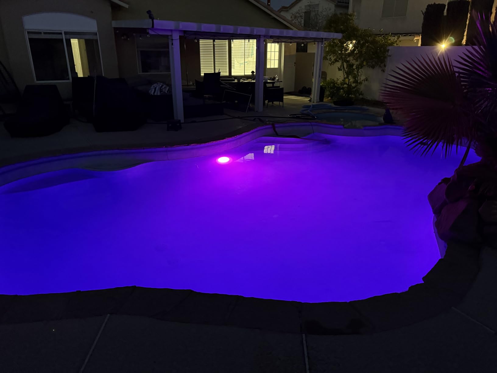 6 Inch Pool/Spa Lights for Inground Pool, 60FT 20W LED Inground Pool Light with Controller, Remote and APP Control, Color Changing Underwater Swimming Pool Lights for Wet Niche customer photo 2