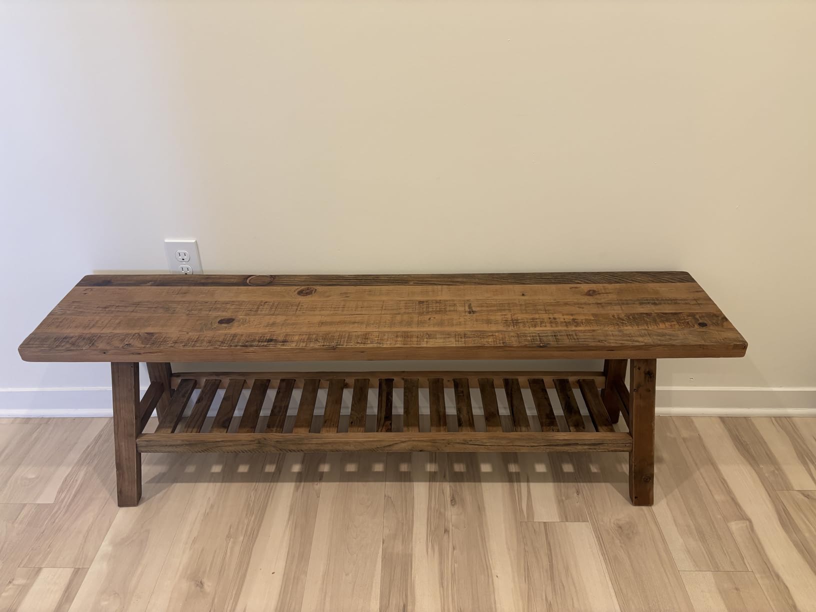 HOKYHOKY Reclaimed Solid Wood Bench-43.3