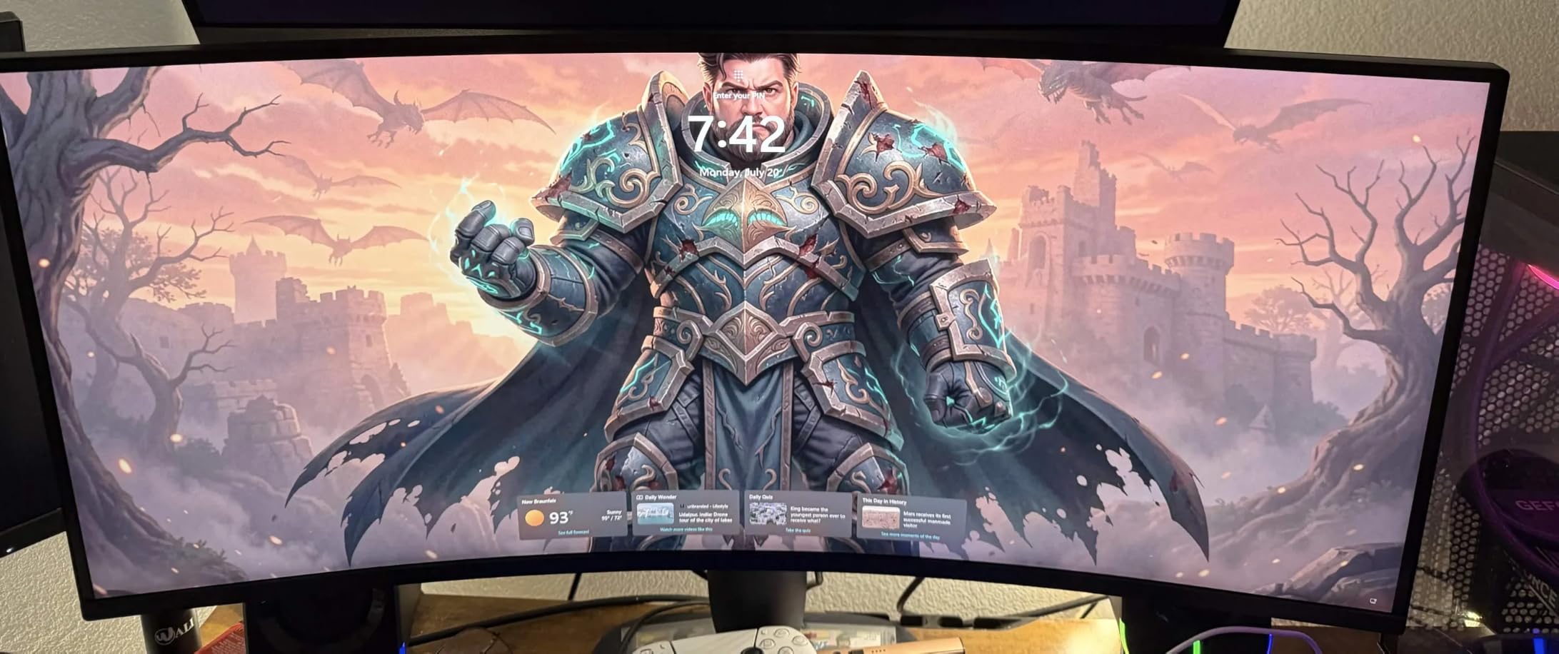 Alienware 34 Curved Gaming Monitor - AW3425DWM - 34-inch WQHD 180Hz 1ms Display, 1500R, AMD FreeSync Premium, VESA AdaptiveSync customer photo 1
