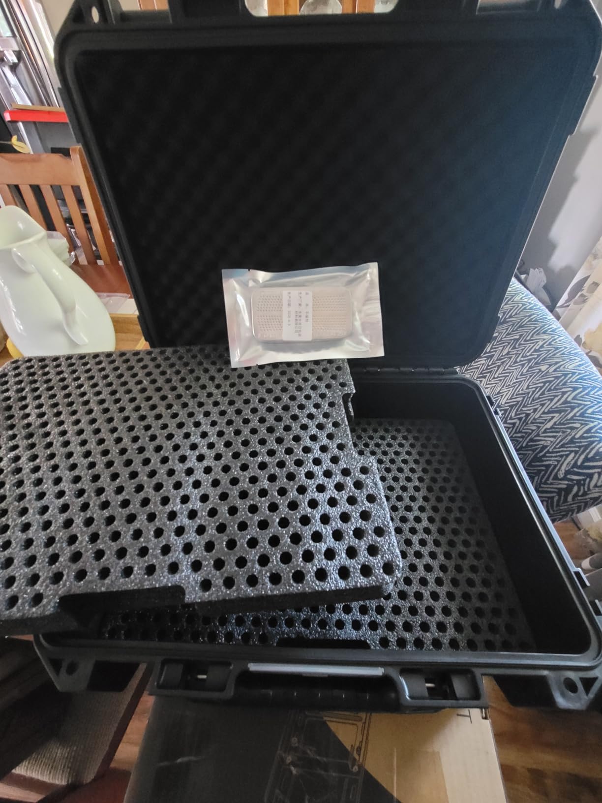 5.56mm Ammo Case Storage Box: 2-Layer Waterproof Rifle Ammo Case Organizer for .223 5.56 with Silica Gel Desiccant, Large Hard Shell Bullet Organizer with Custom Foam for Shooting Gear Transport customer photo 1